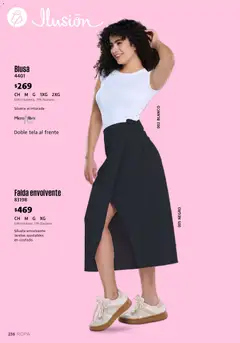 Vista previa de Ilusión catálogo Verano, nuevo folleto de la tienda, válido en México a partir del 01.05.2026 | Página: 238 | Productos: Blusa, Falda