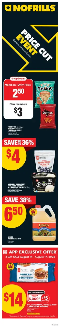 Preview of No Frills flyer - NS from shop No Frills valid from 14.08.2025