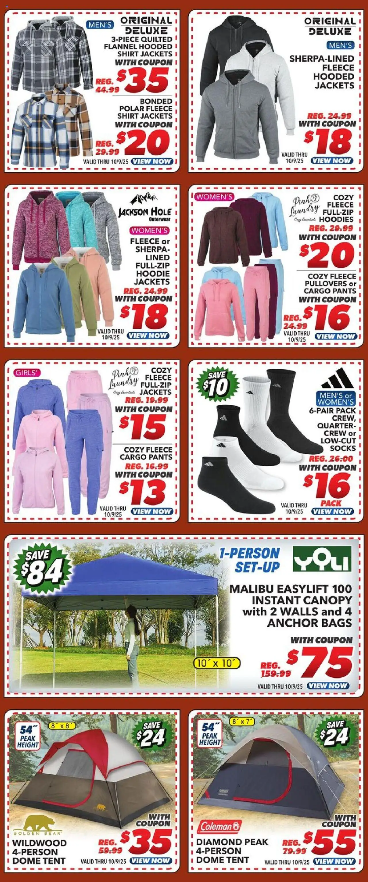 Big 5 Sporting Goods Weekly Ad - valid from 03.10.2025 | Page: 4 | Products: Anchor, Shirt, Hoodie, Socks