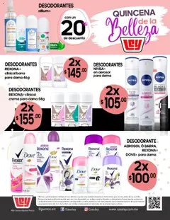 Nuevas ofertas de Casa Ley válidas en toda la República Mexicana desde el 15.07.2025. ¡Encuentra las mejores ofertas en Casa Ley - Folleto Quincena de la Belleza ! | Página: 16