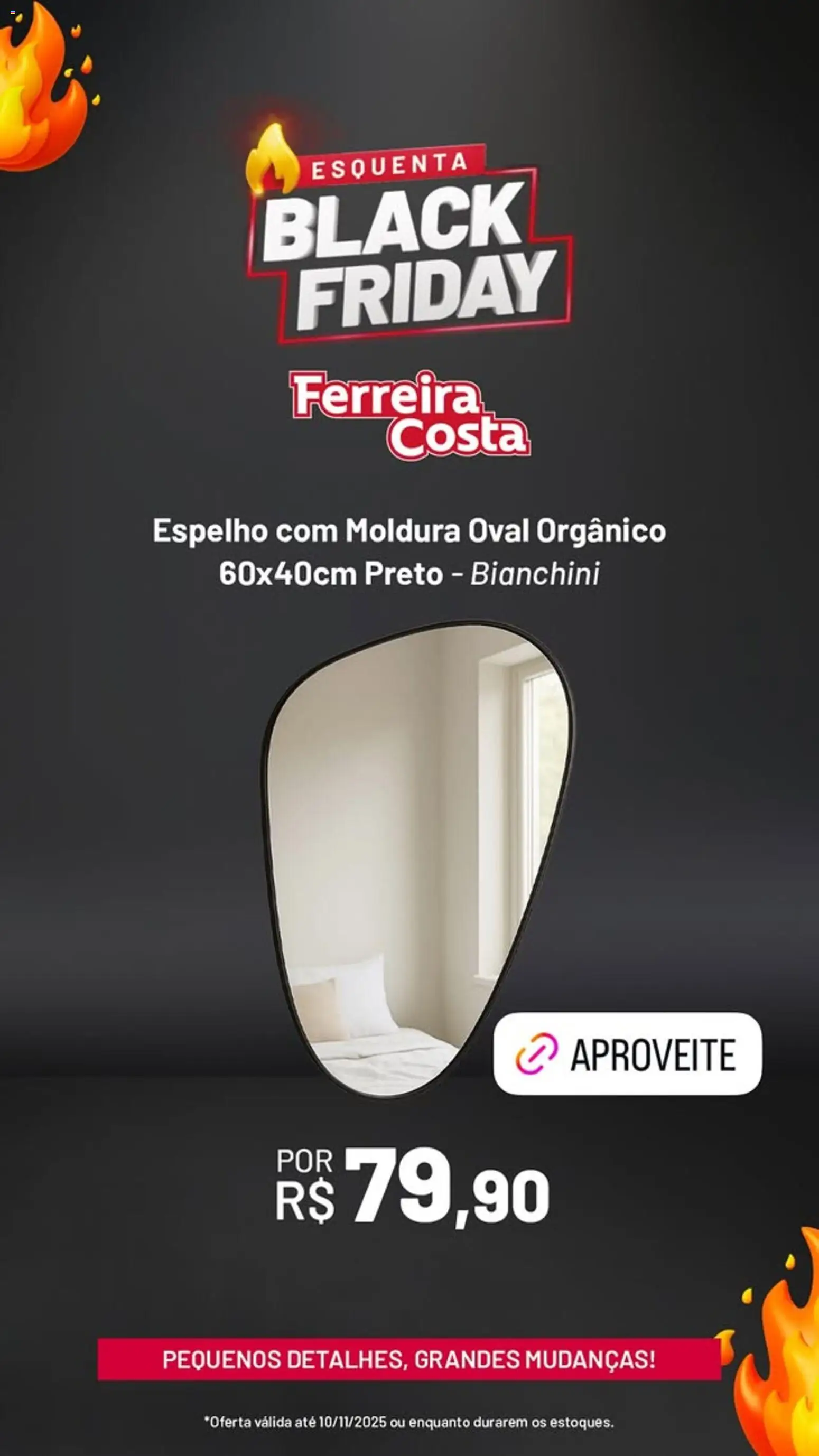 Ferreira Costa Folheto - válido de 22.10.2025 | Página: 2 | Produtos: Espelho