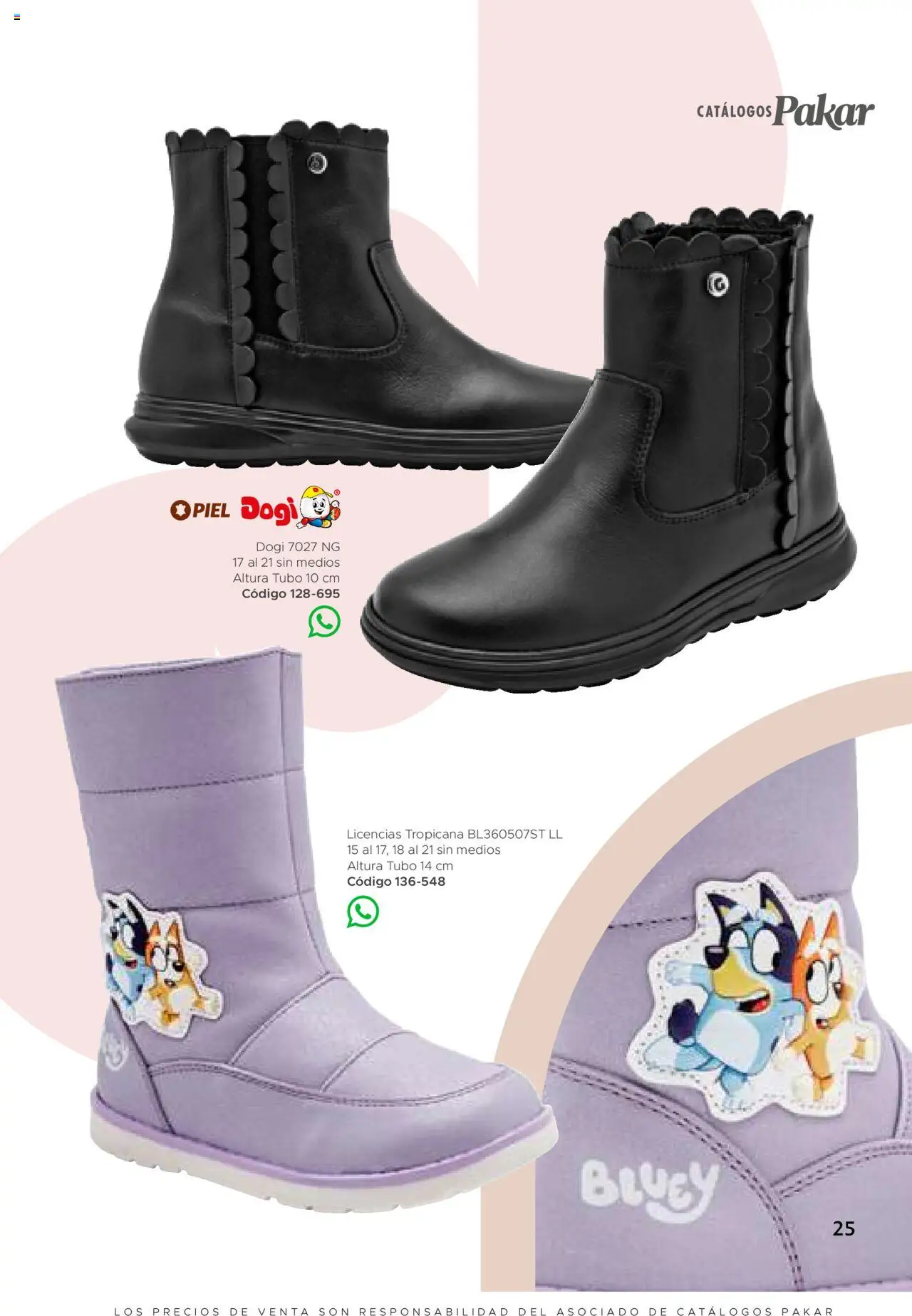 Nuevas ofertas de SC Pakar válidas en toda la República Mexicana desde el 24.07.2025. ¡Encuentra las mejores ofertas en SC Pakar - Catálogo Nina otoño / invierno! | Página: 25