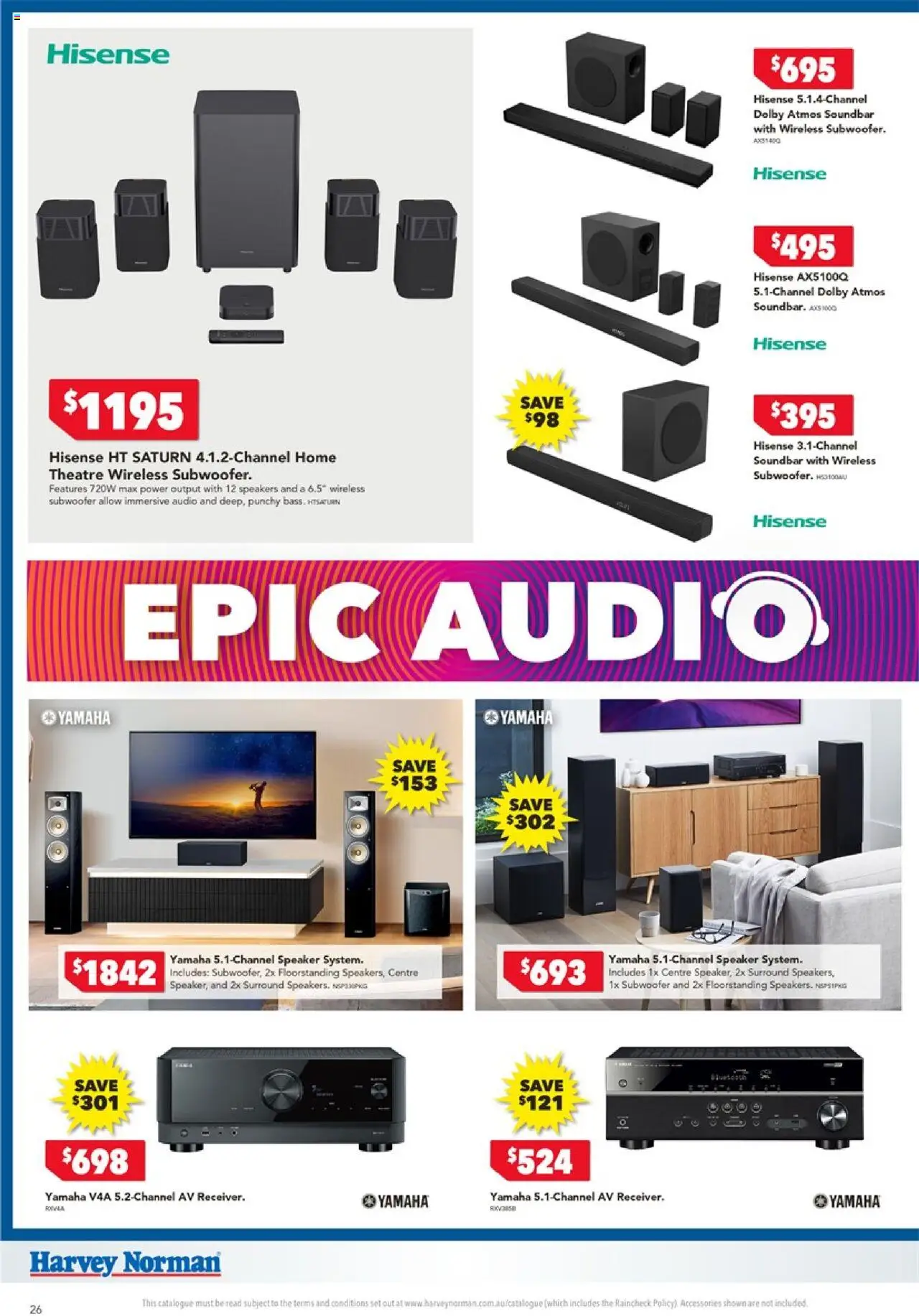 Harvey Norman catalogue - valid from 10.10.2025 | Page: 26 | Products: Accessories, Audio, Speaker