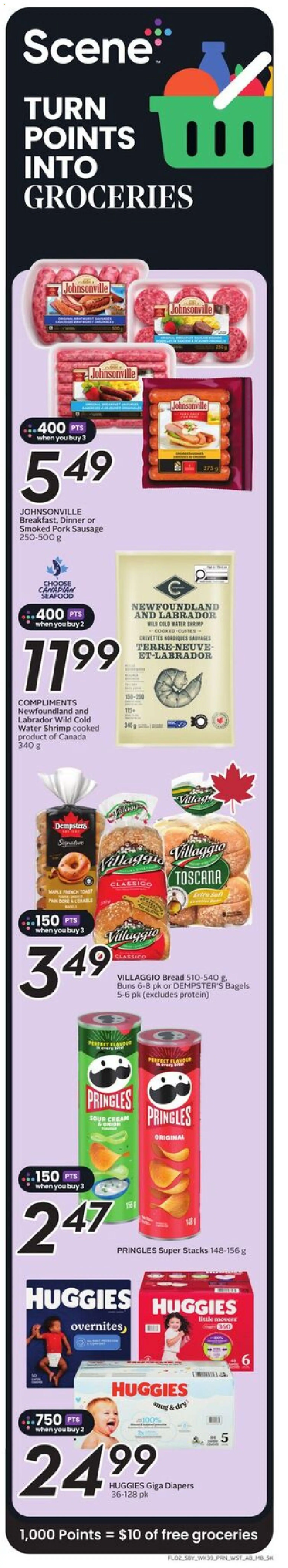 Safeway flyer valid from 22.01.2026 | Page: 3 | Products: Bread, Pork
