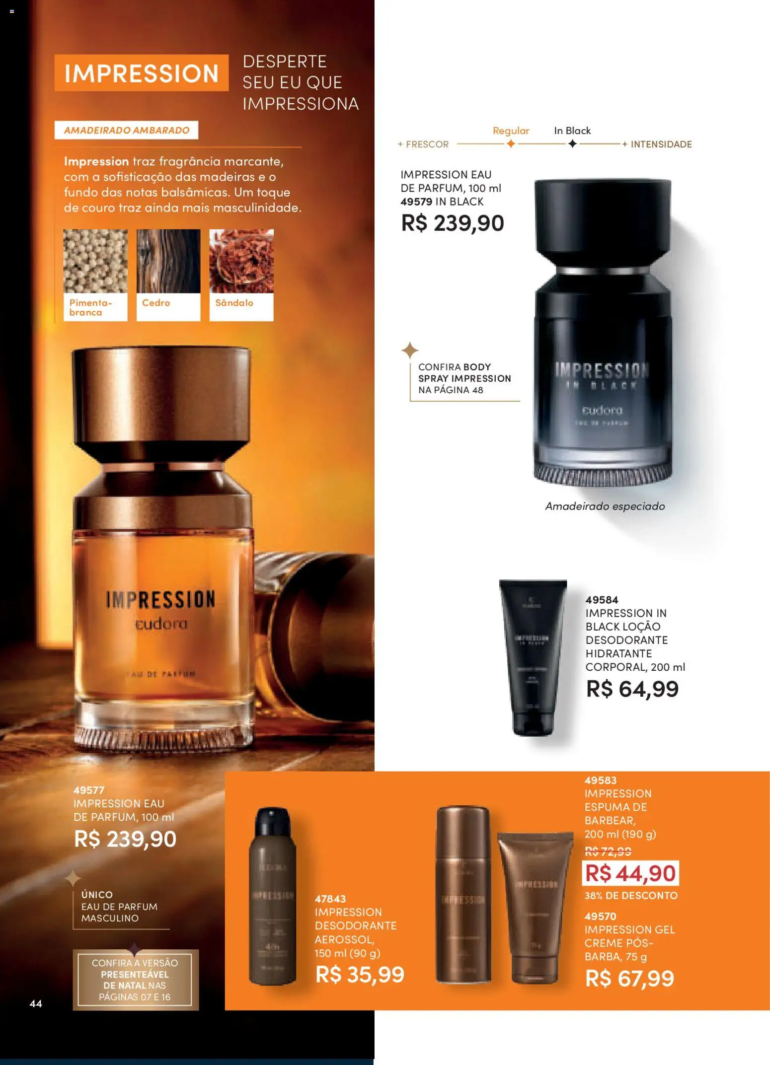 Eudora Folheto - válido de 10.11.2025 | Página: 44 | Produtos: Fragrância, Pimenta, Creme, Body