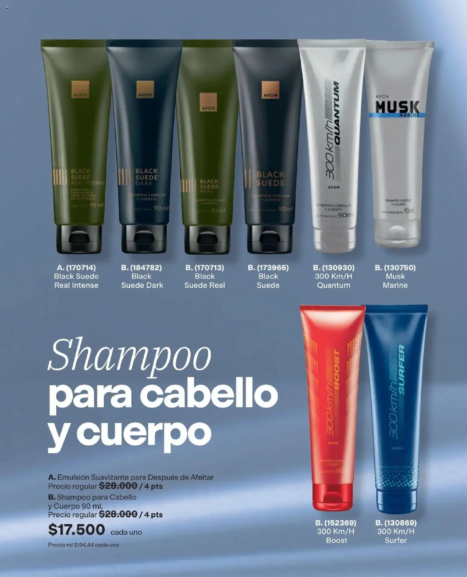 Avon revista - valida desde el 01.05.2026 | Página: 159 | Productos: Shampoo, Suavizante, Emulsión