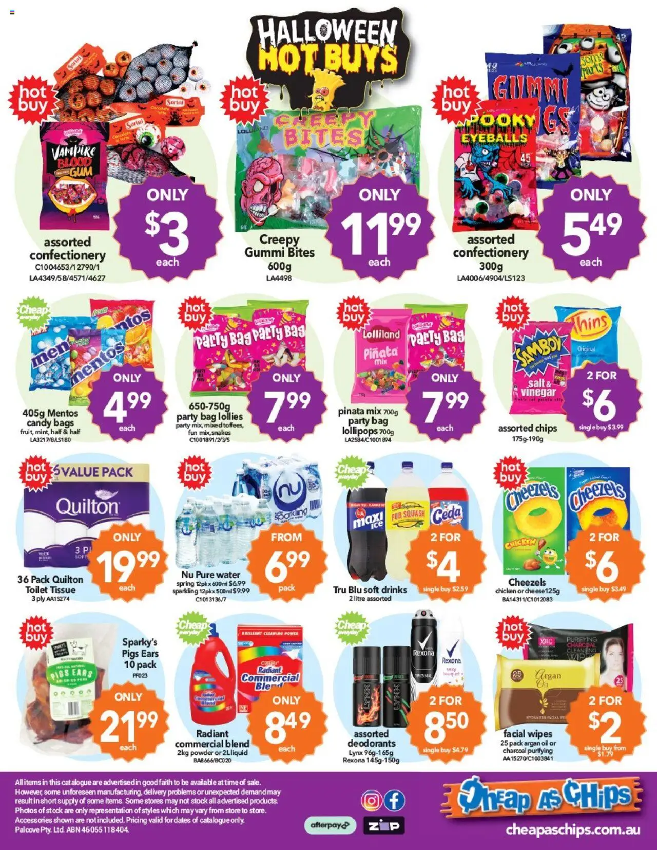Cheap as Chips catalogue - valid from 15.10.2025 | Page: 4 | Products: Cheese, Pork, Salt, Accessories