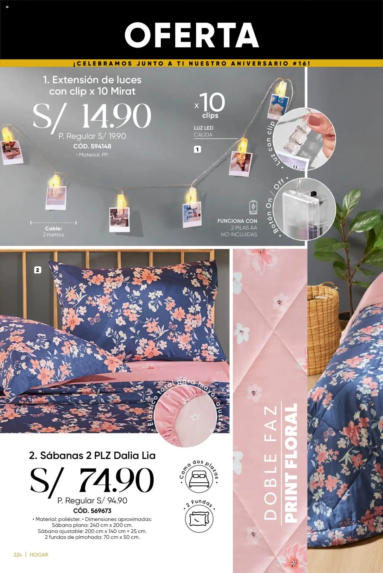 Catálogo Azzorti válido desde 15.09.2025 | Página: 228 | Productos: Cama, Almohada, Cable