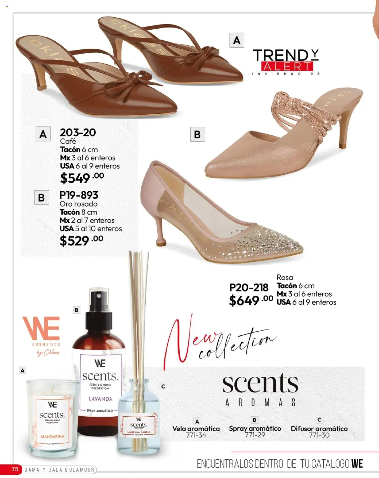 Nuevas ofertas de Cklass válidas en toda la República Mexicana desde el 16.09.2025. ¡Encuentra las mejores ofertas en Cklass - Catálogo Invierno Calzado! | Página: 76 | Productos: Manzana, Café, Vela