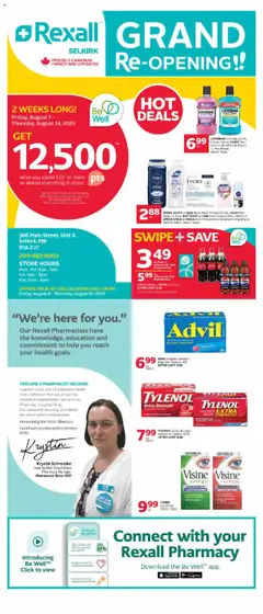 Preview of Rexall - Grand Opening Selkirk from shop Rexall valid from 08.08.2025