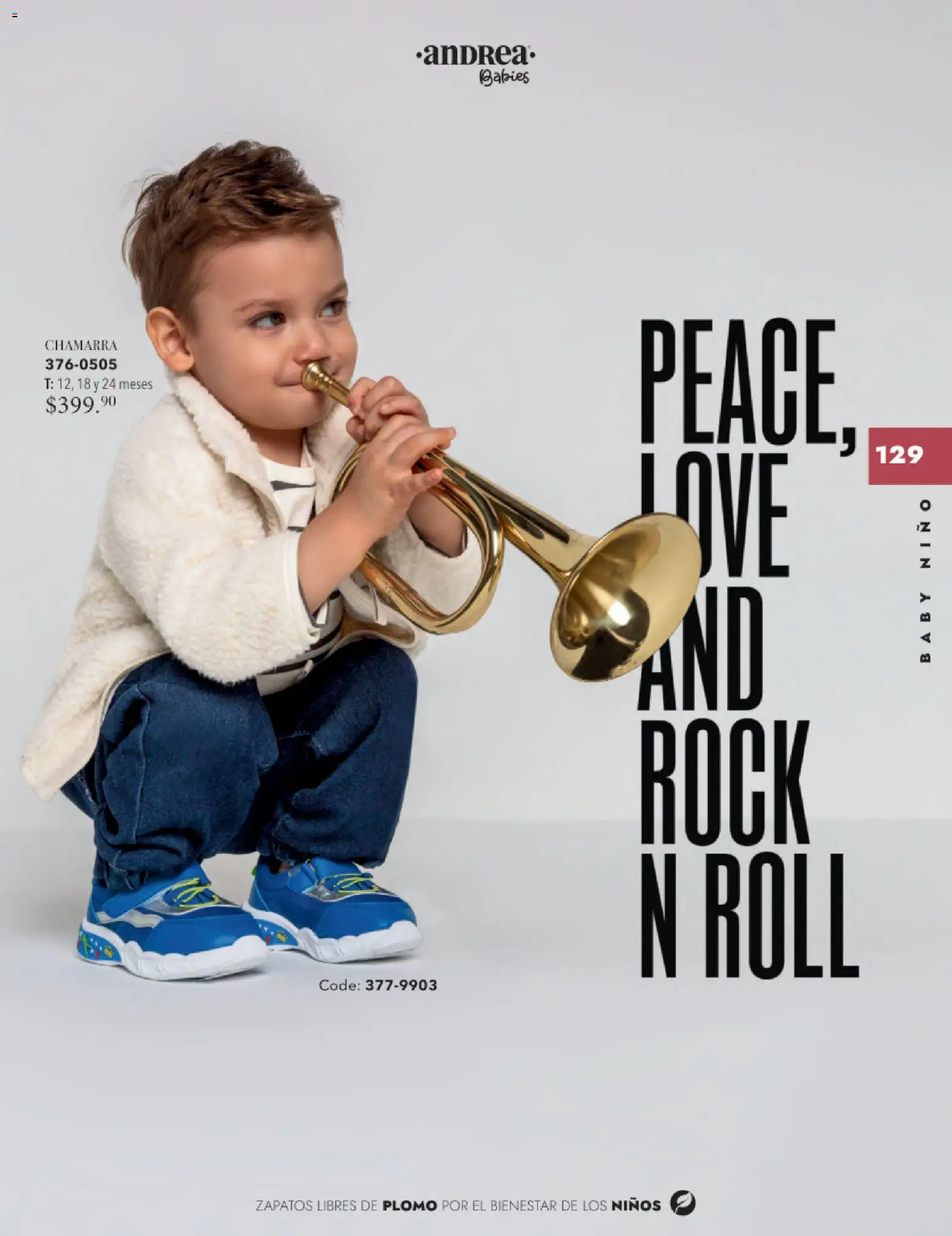 Nuevas ofertas de Andrea válidas en toda la República Mexicana desde el 26.11.2025. ¡Encuentra las mejores ofertas en Andrea catálogo Infantil Baby otoño 2025! | Página: 41 | Productos: Chamarra, Zapatos