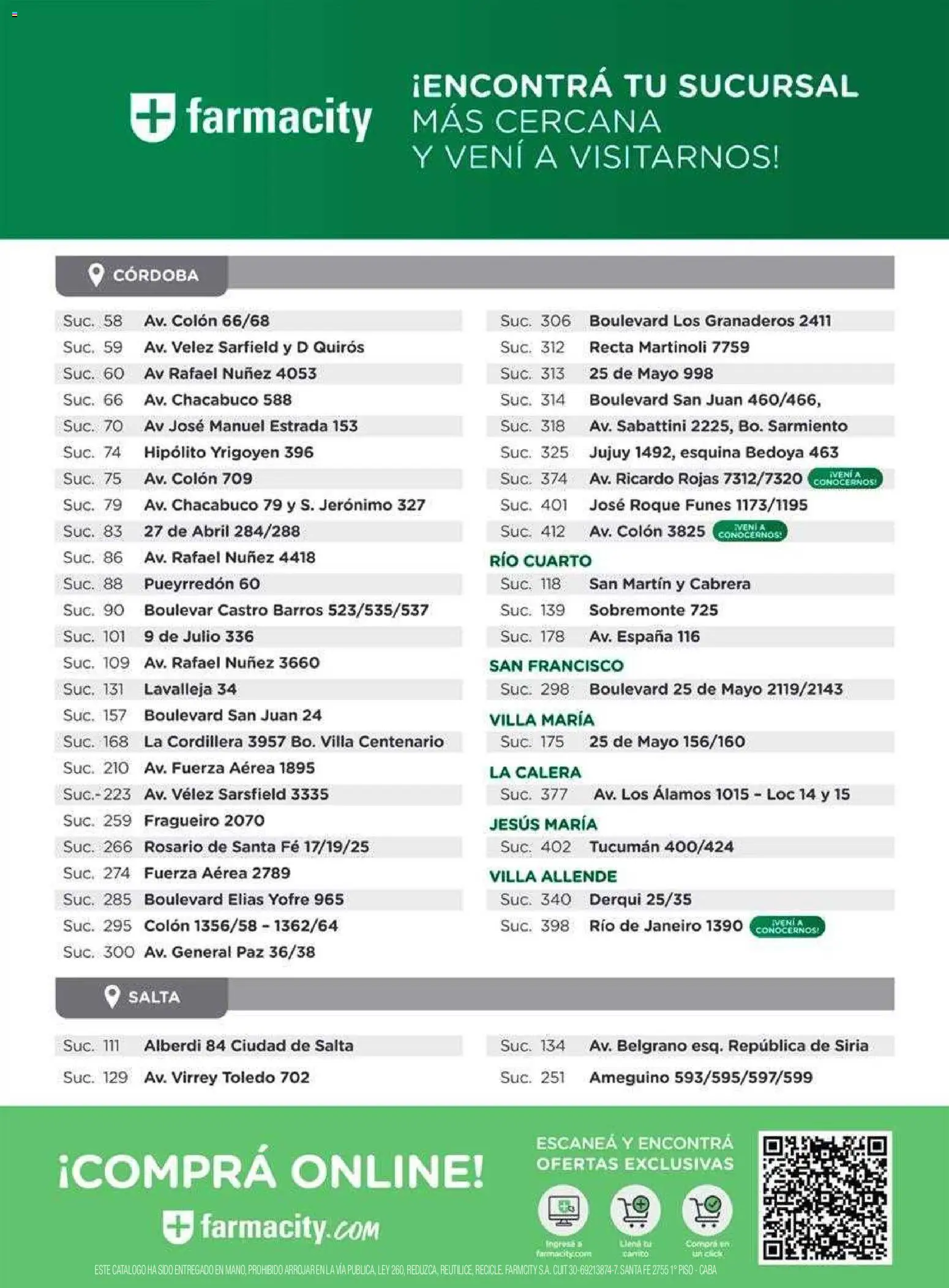 Farmacity catálogo │ válido desde el 02.01.2026 | Página: 96 | Productos: Rosario, General