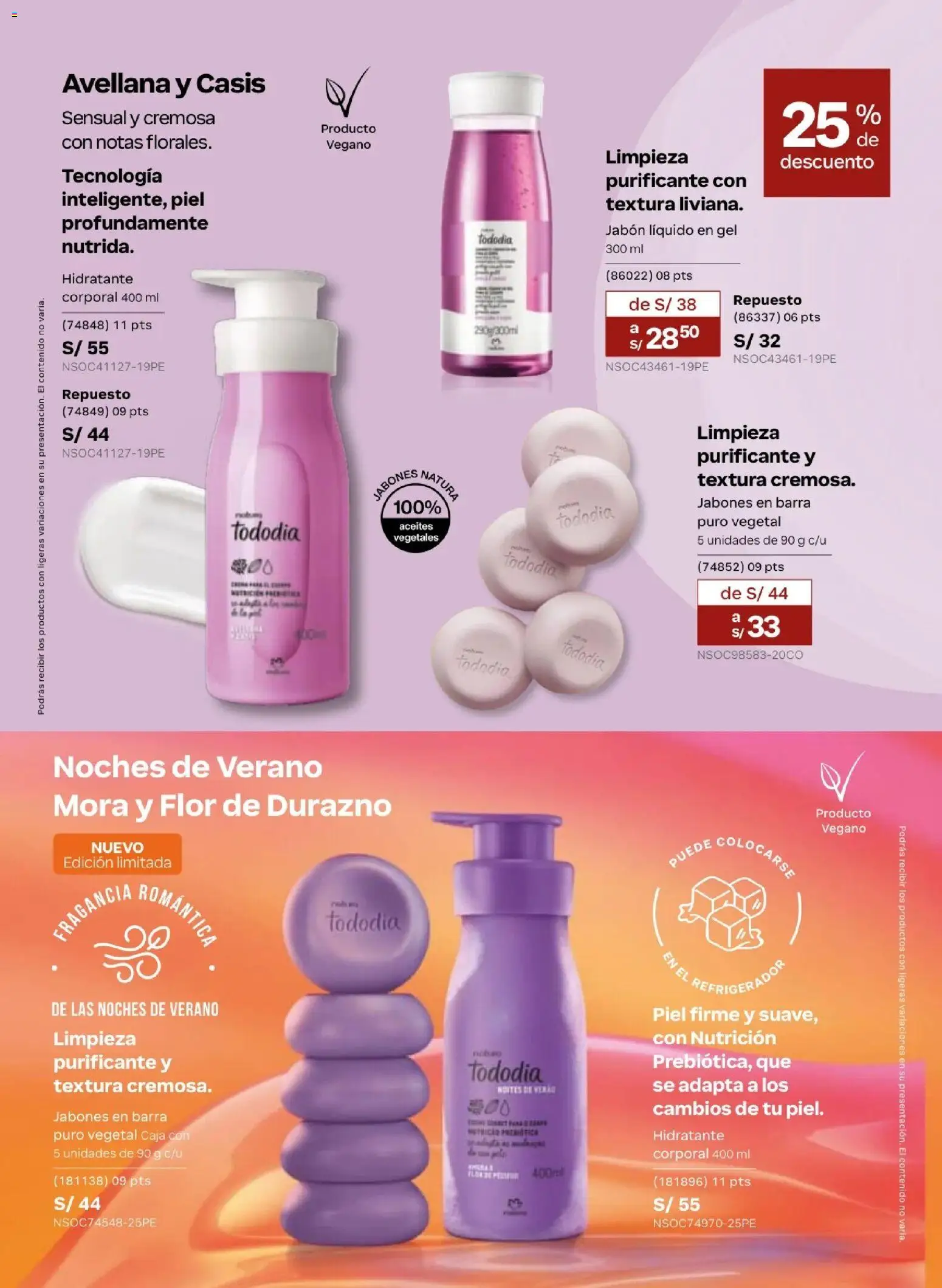 Catálogo Natura válido desde 31.03.2026 | Página: 111 | Productos: Jabón, Caja, Refrigerador, Fragancia