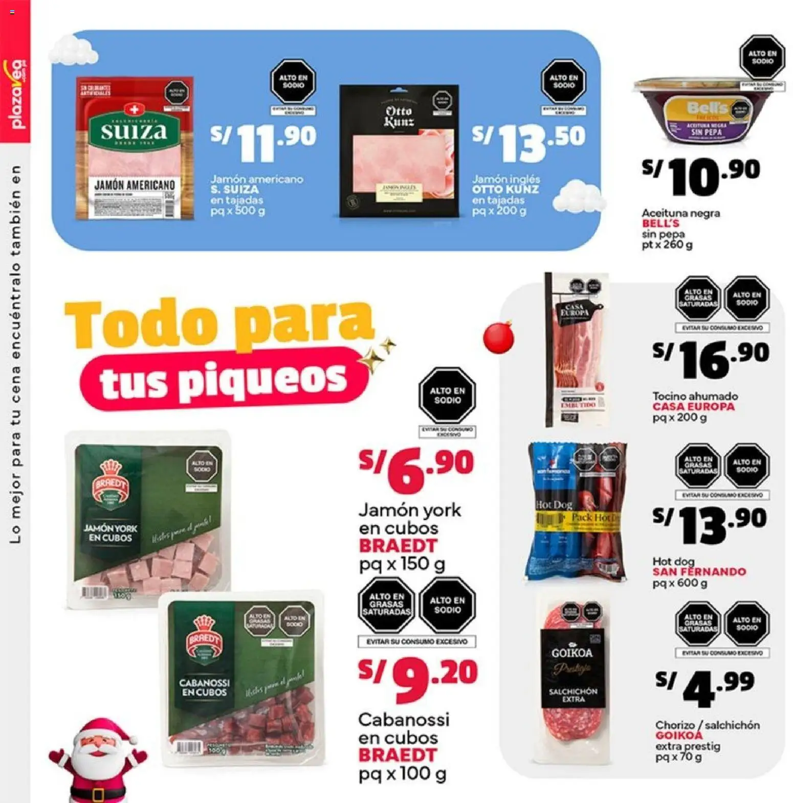 Catálogo Plaza Vea válido desde 17.11.2025 | Página: 12 | Productos: Jamón