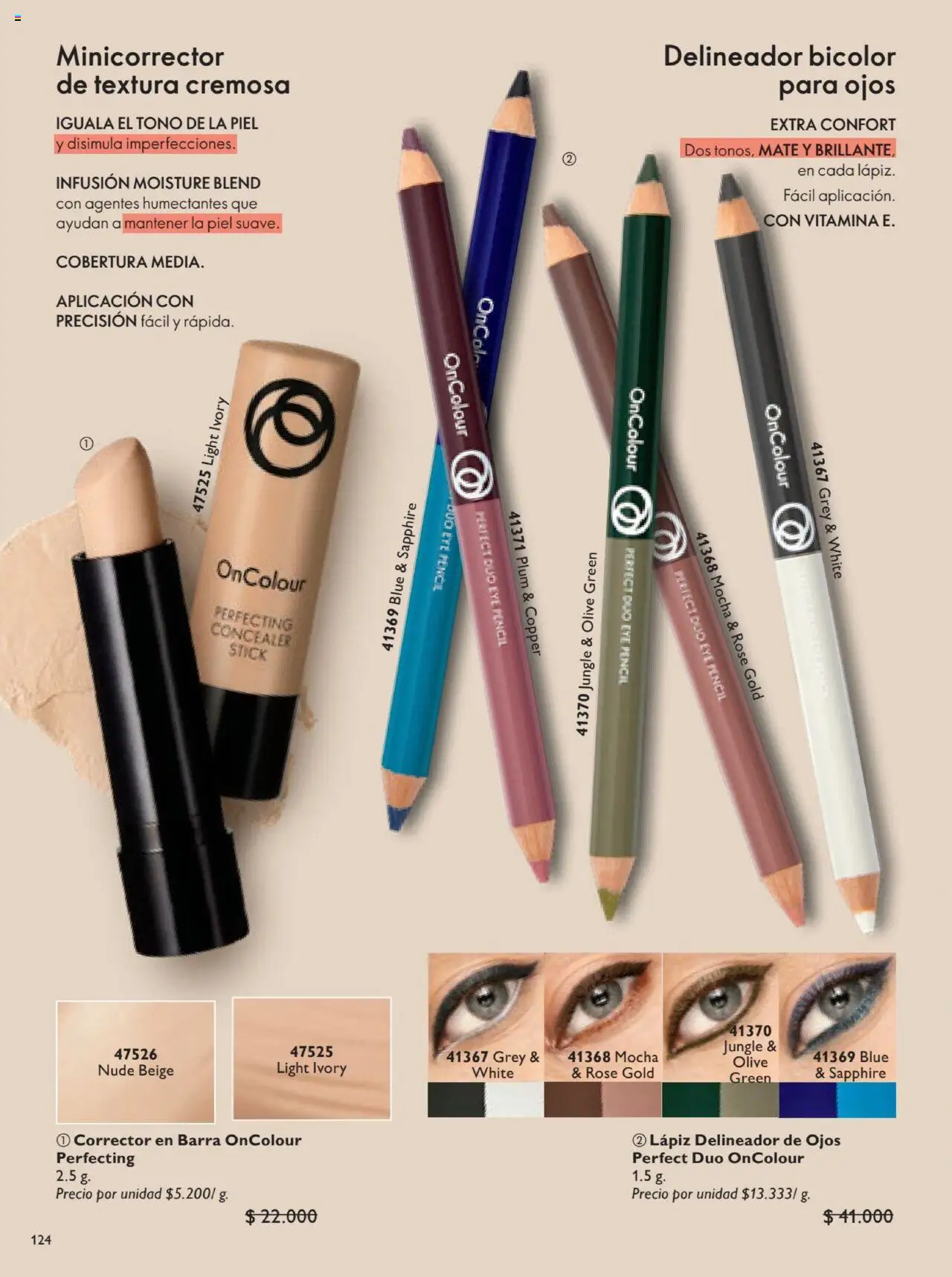Oriflame revista - valida desde el 12.07.2025 | Página: 124 | Productos: Delineador de ojos, Delineador, Corrector