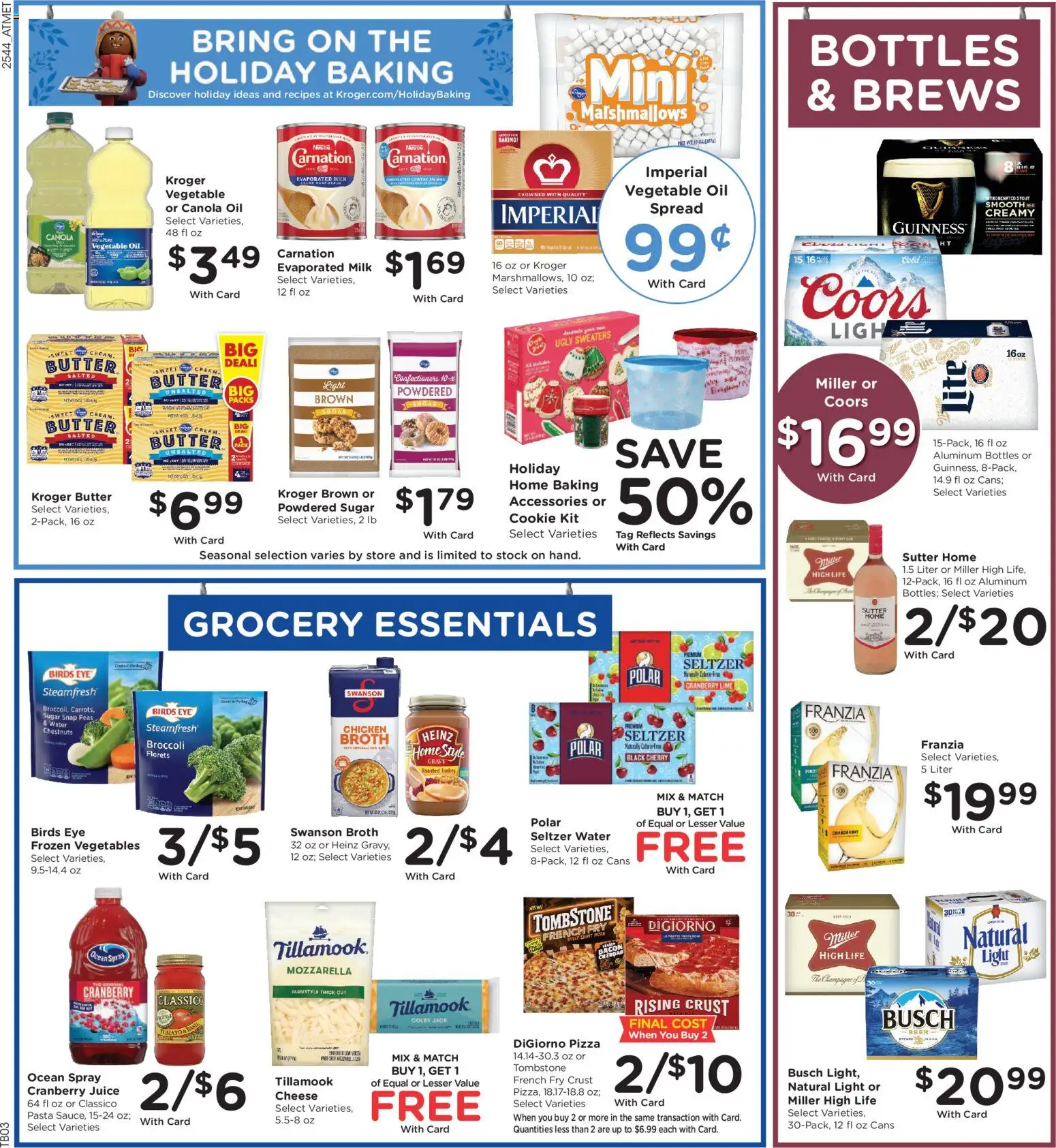 Kroger Weekly Ad - valid from 03.12.2025 | Page: 6 | Products: Broccoli, Pizza, Juice, Sugar
