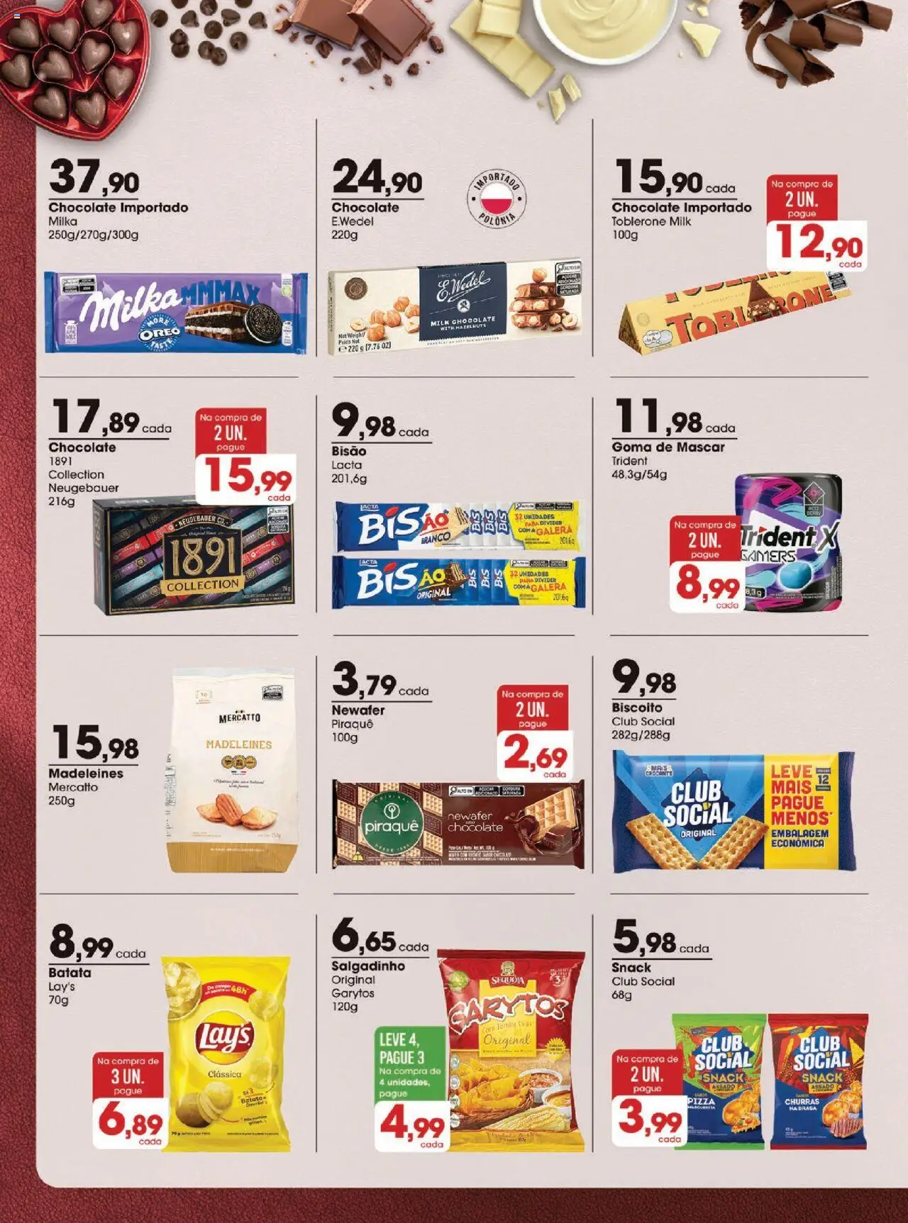 Zaffari Folheto - válido de 07.10.2025 | Página: 6 | Produtos: Biscoito, Neugebauer, Chocolate, Batata