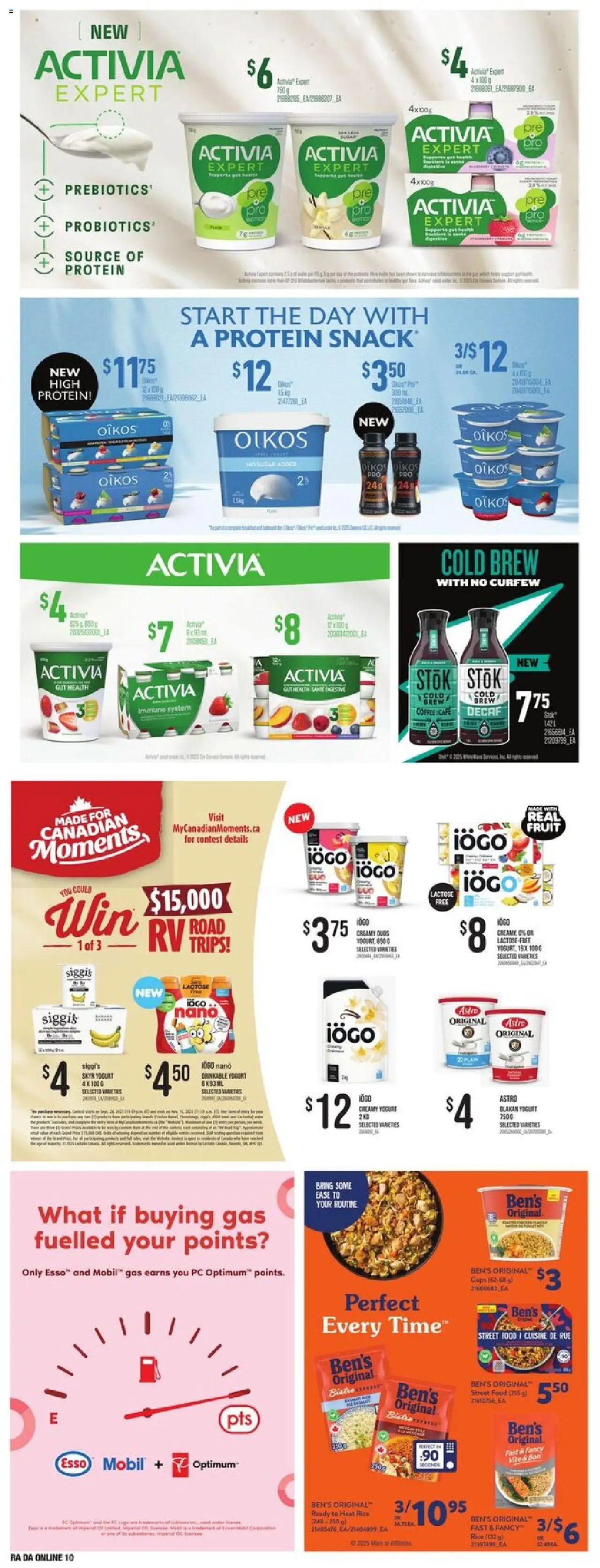 Atlantic Superstore flyer valid from 16.10.2025 | Page: 23 | Products: Rice, PC, Yogurt, Coffee
