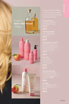 Preview of Clarifying Shampoo, Helps clarify scalp and hair for healthy looking shine while it cleanses. 500 ml from shop Avon valid from 18.12.2025 | Page: 31 | Products: Shampoo, Conditioner, Hair conditioner, Bath