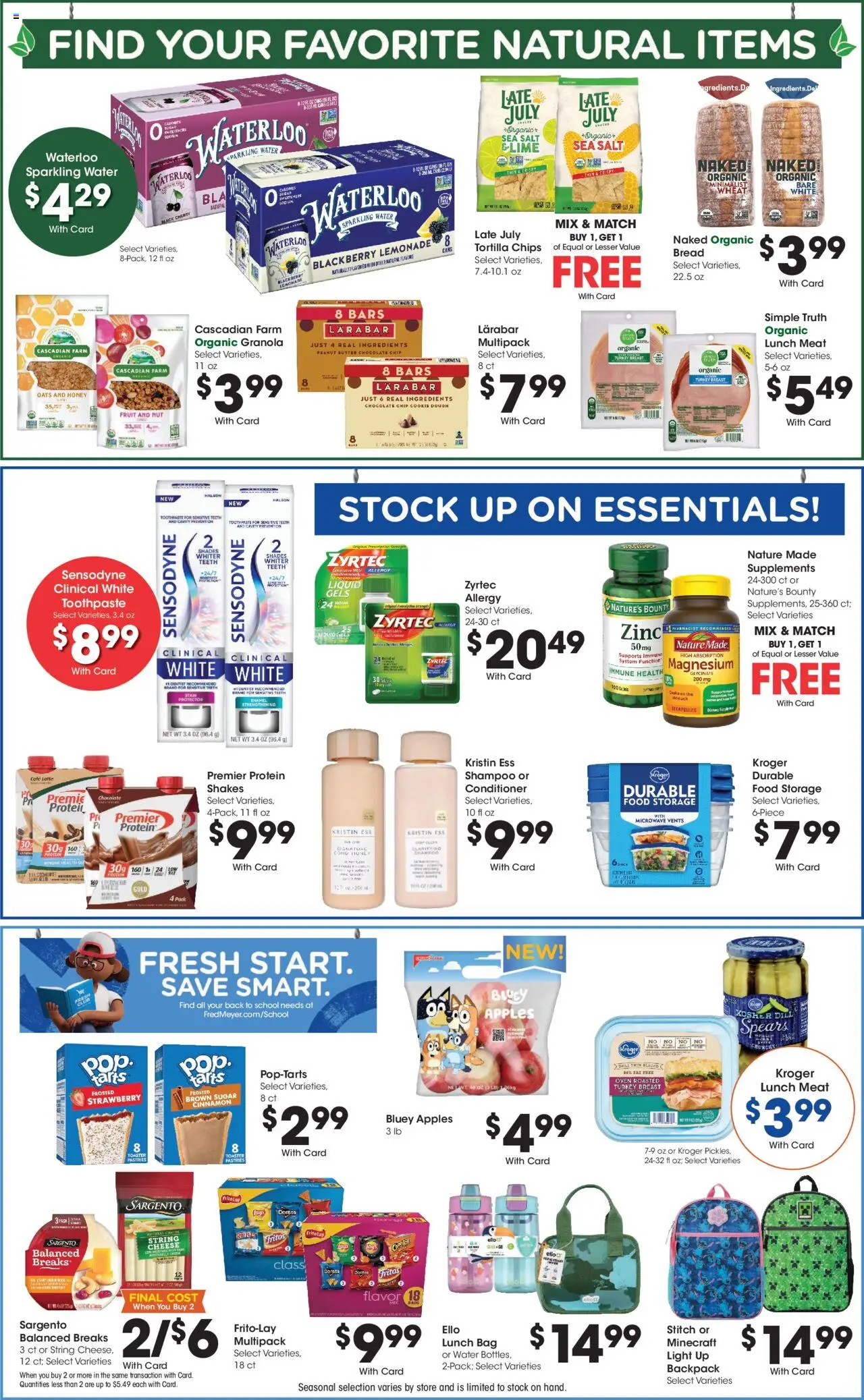 Fred Meyer Weekly Ad - valid from 13.08.2025 | Page: 7 | Products: Bread, Chocolate, Chocolate Chip, Bag