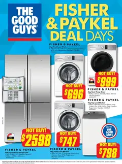 Preview of The Good Guys Fisher & Paykel Deal Days - valid from 10.12.2025