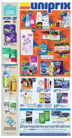 Preview of Uniprix weekly flyer / circulaire from shop Uniprix valid from 08.01.2026