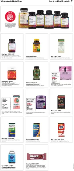 Preview of CVS Pharmacy weekly ads valid from 29.03.2026 | Page: 8 | Products: Vitamin, Magnesium, Fish, Water