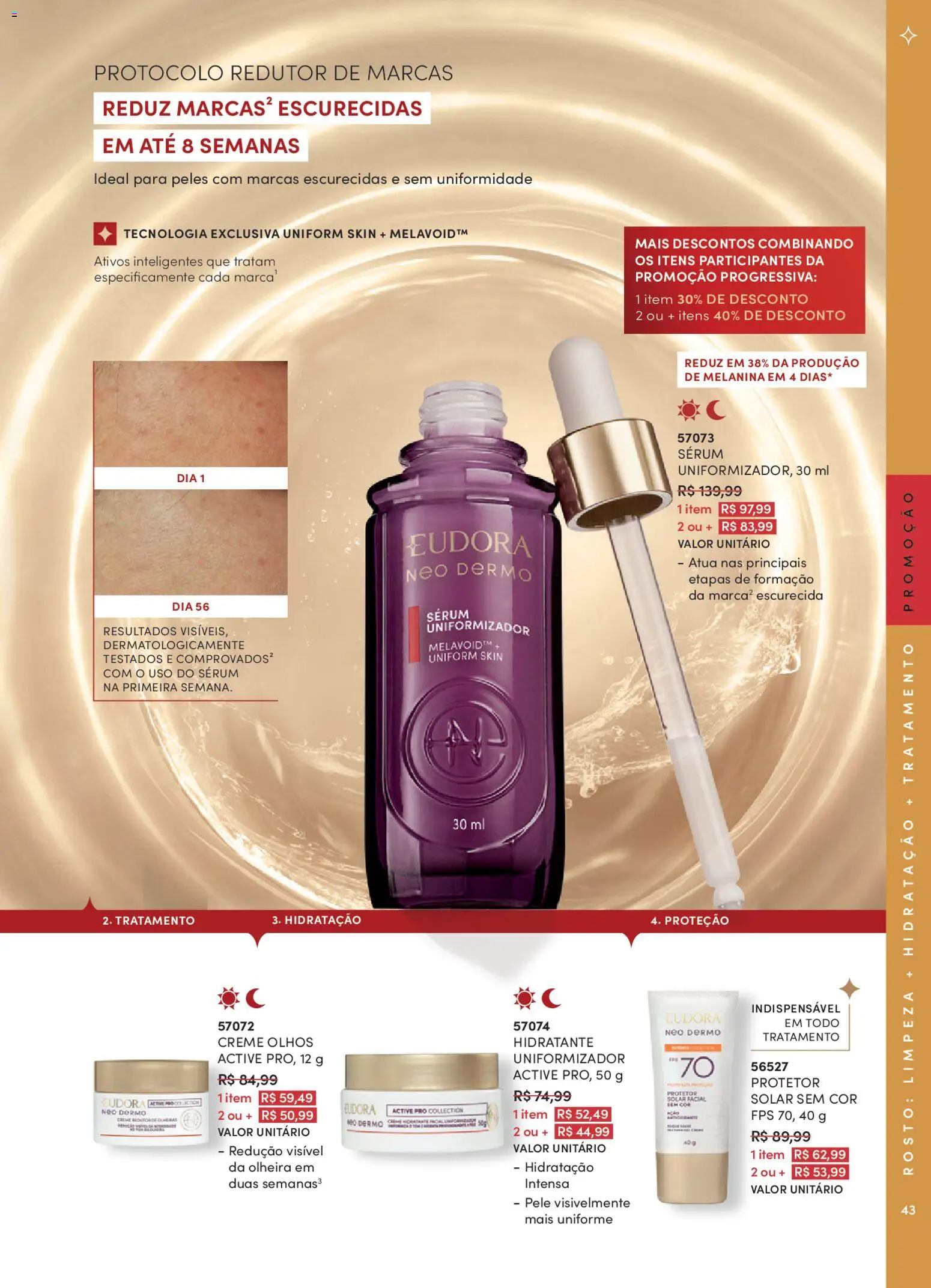 Eudora Folheto - válido de 26.01.2026 | Página: 43 | Produtos: Sérum, Creme