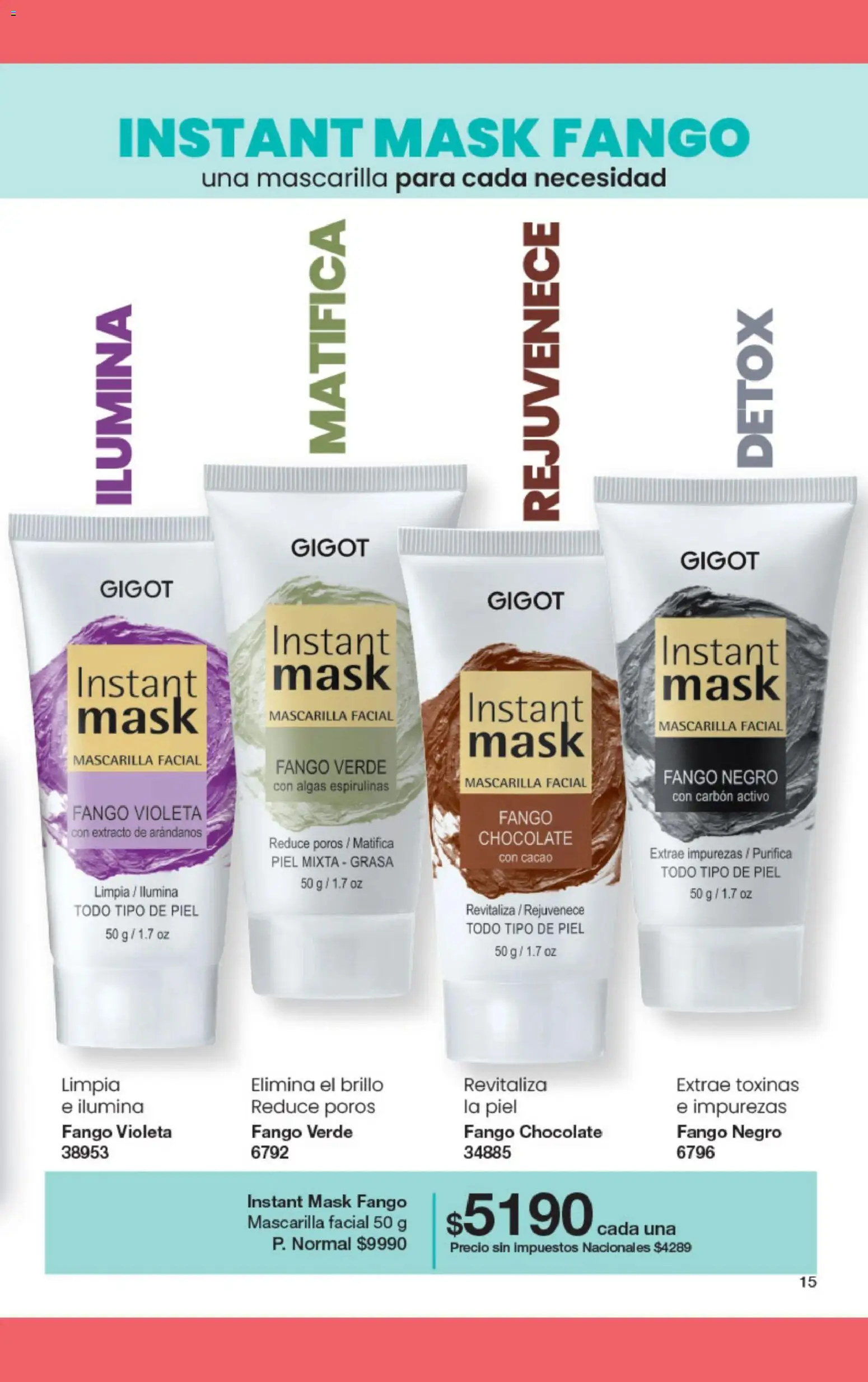 Gigot - CAMPAÑA 03 │ válido desde el 01.03.2026 | Página: 21 | Productos: Mascarilla, Brillo, Arándanos, Cacao