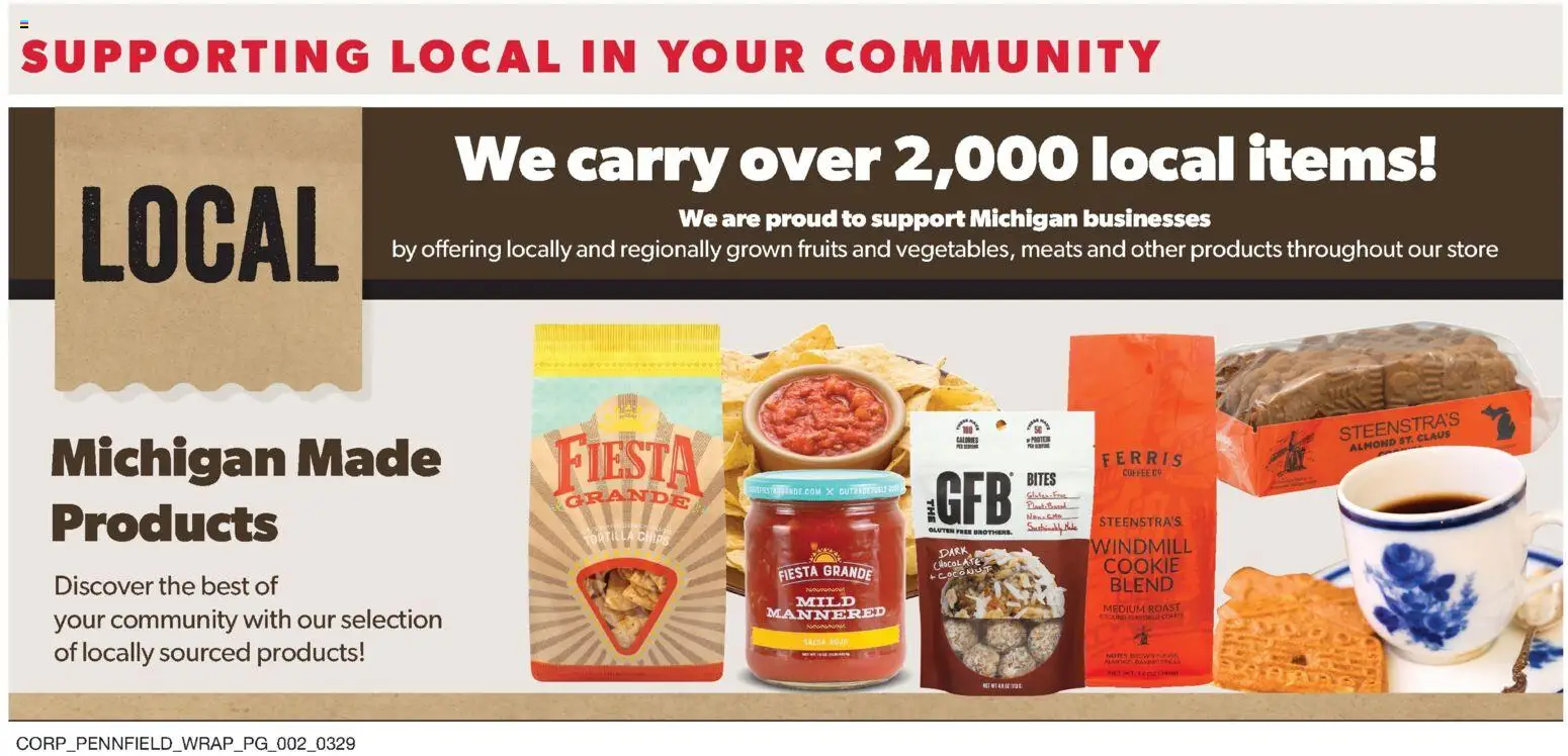 Family Fare Weekly Ad - MI - valid from 29.03.2026 | Page: 3 | Products: Coffee, Chocolate, Fruits