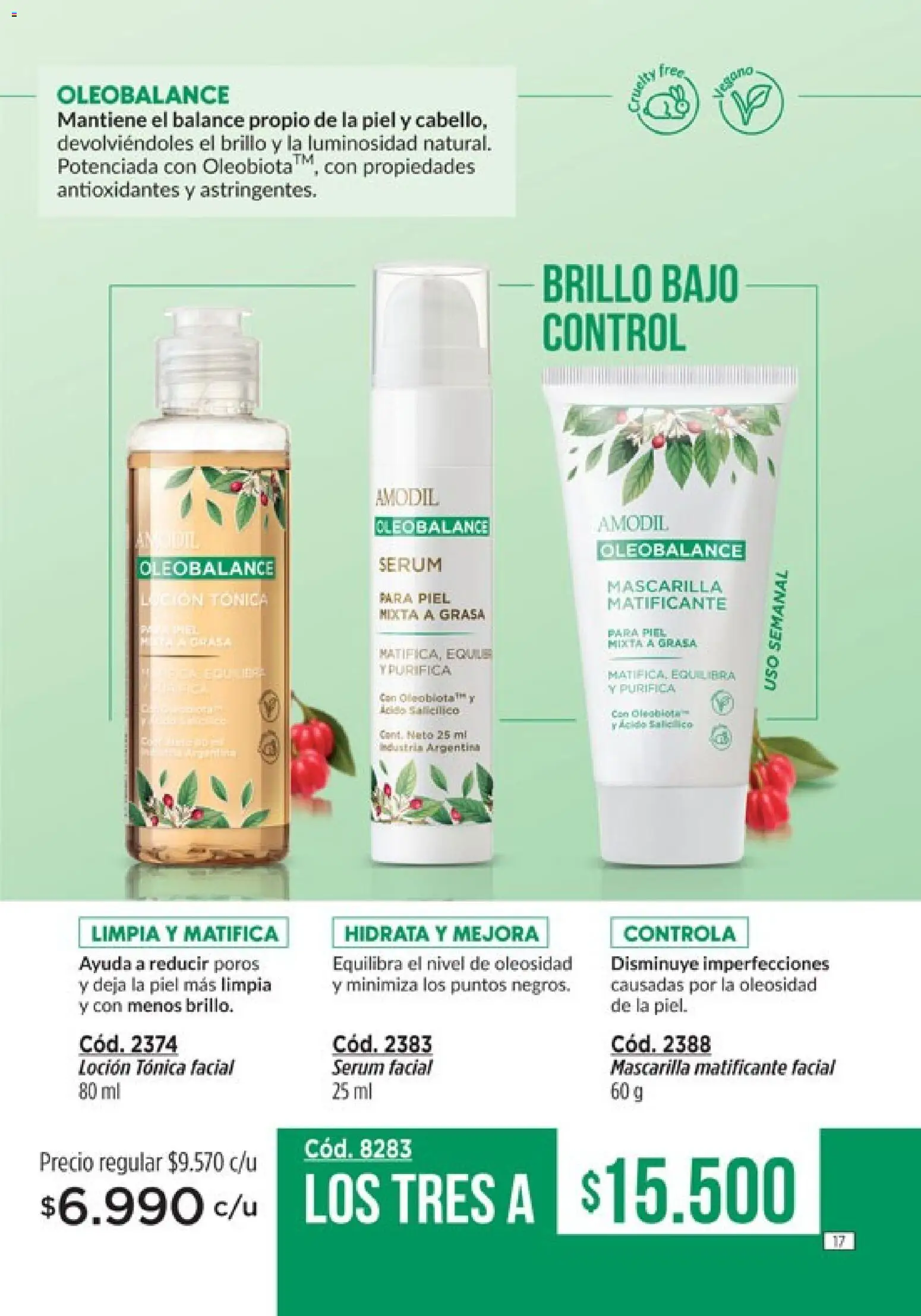 Amodil - Campaña 18/2025 │ válido desde el 30.11.2025 | Página: 17 | Productos: Mascarilla, Serum, Brillo, Loción