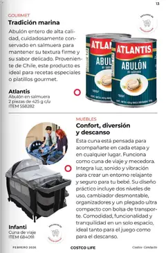 Vista previa de Costco Revista Febrero , nuevo folleto de la tienda, válido en México a partir del 01.02.2026 | Página: 13