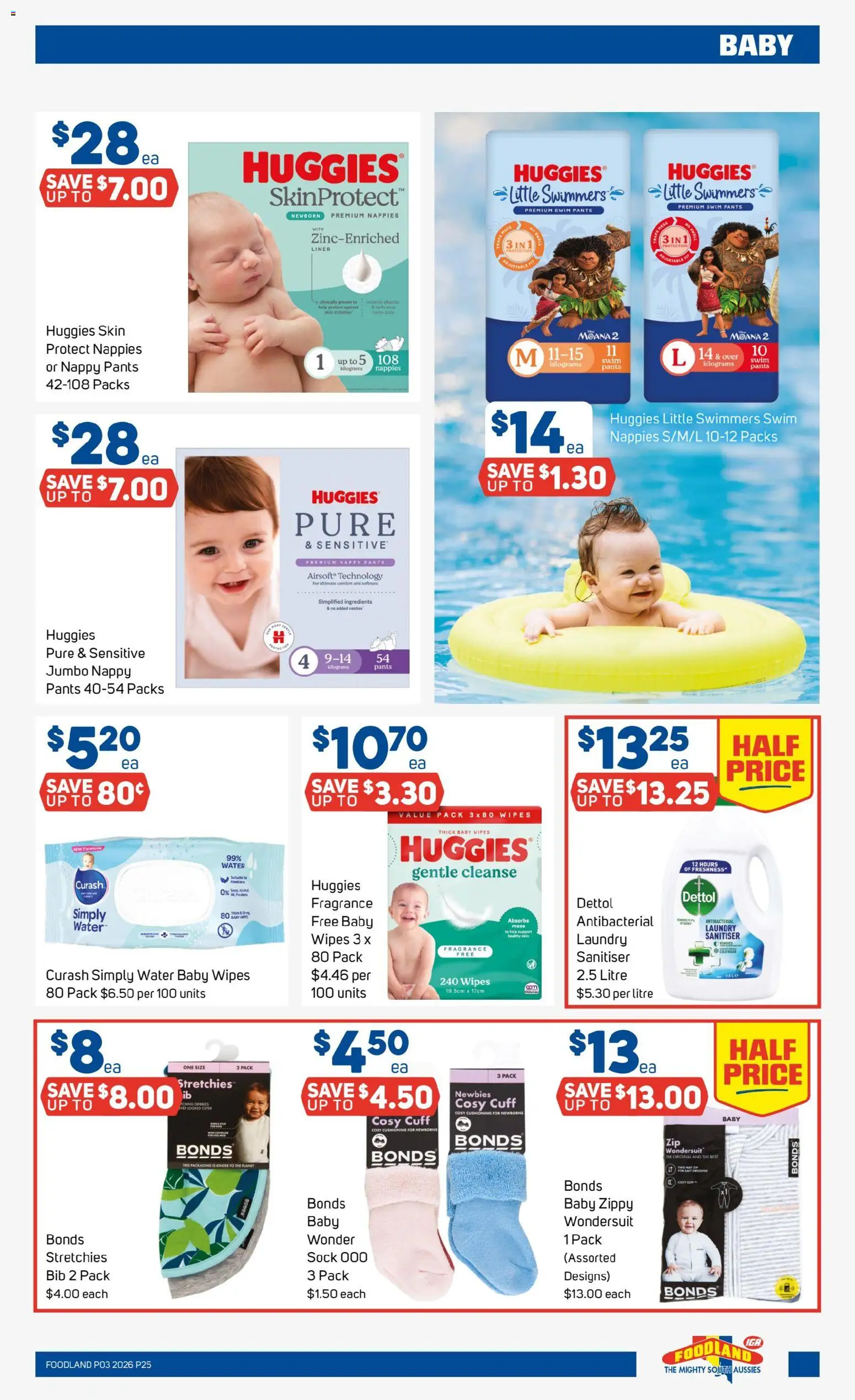 Foodland catalogue - valid from 14.01.2026 | Page: 25 | Products: Fragrance, Nappies, Water, Laundry