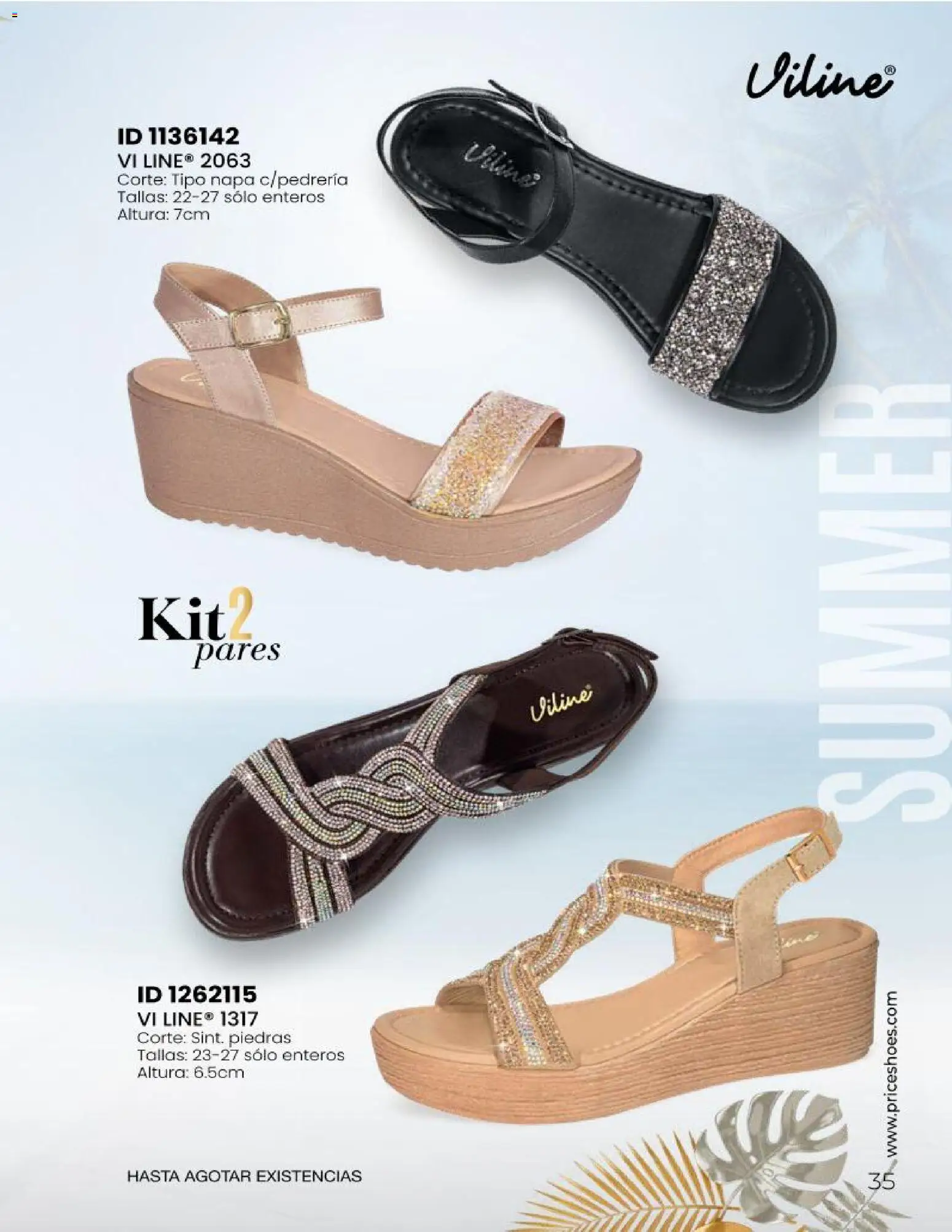Nuevas ofertas de Price Shoes válidas en toda la República Mexicana desde el 23.04.2026. ¡Encuentra las mejores ofertas en Price Shoes catálogo Sandalias Kits! | Página: 35