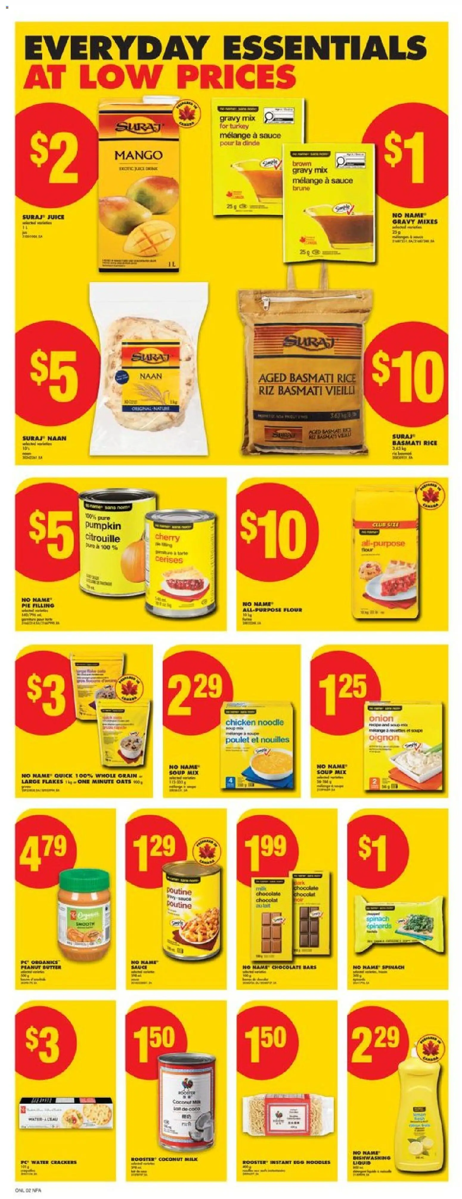 No Frills flyer valid from 06.11.2025 | Page: 6 | Products: Noodles, Flakes, PC, Milk
