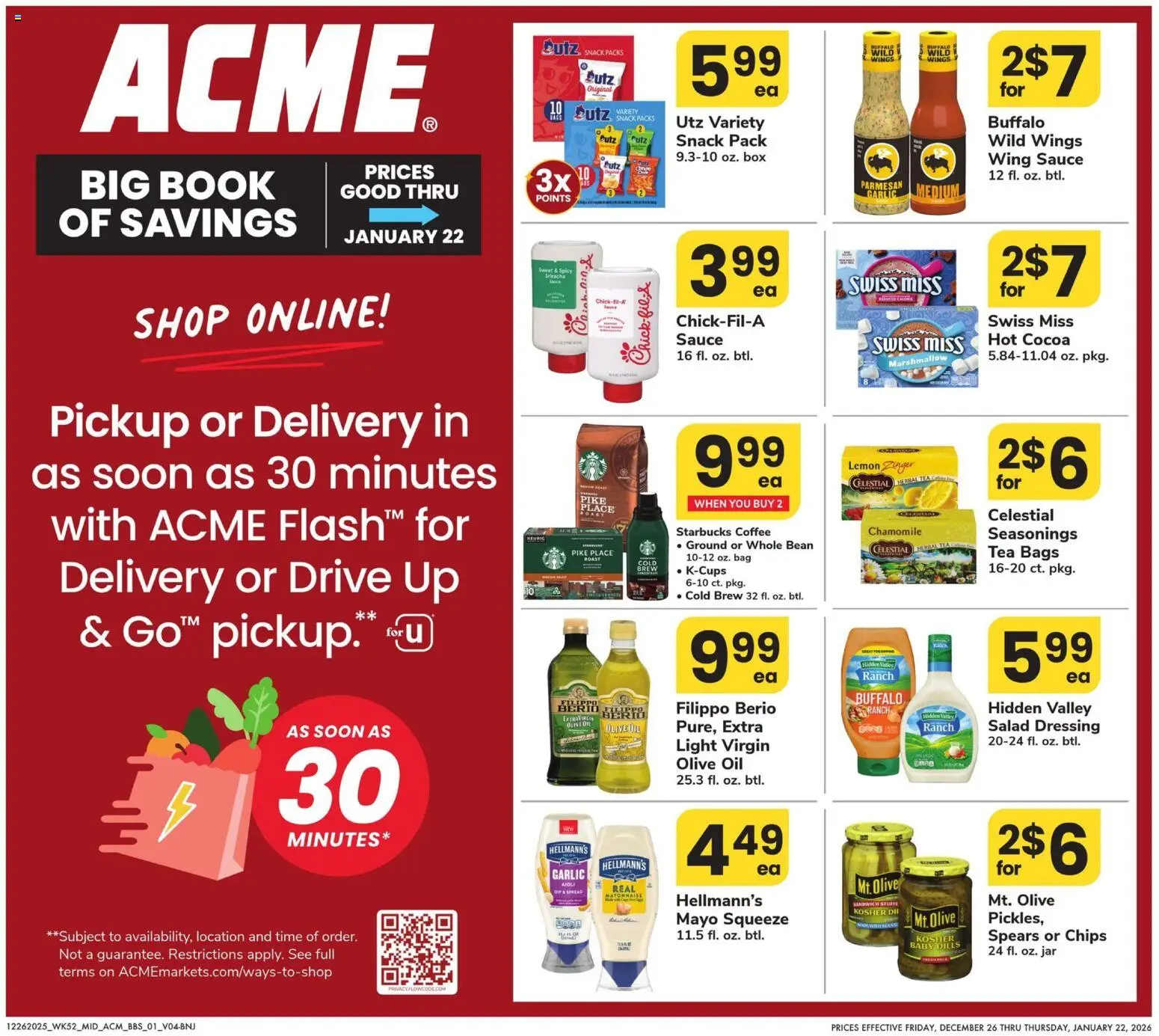 Acme - Big Book of Savings - valid from 26.12.2025 | Page: 1 | Products: Oil, Tea, Sauce, Lemon