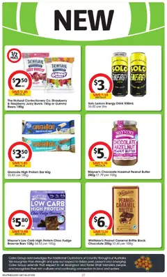 Coles catalogue - valid from 16.07.2025 | Page: 27 | Products: Butter, Chocolate, Sugar, Cap
