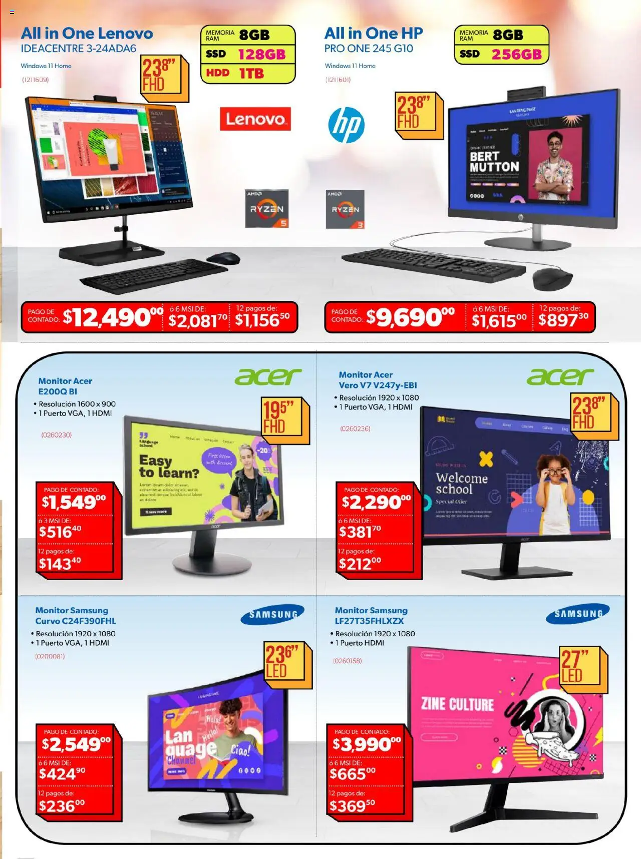 Nuevas ofertas de Ofix válidas en toda la República Mexicana desde el 15.07.2025. ¡Encuentra las mejores ofertas en Ofix catálogo! | Página: 3 | Productos: Monitor