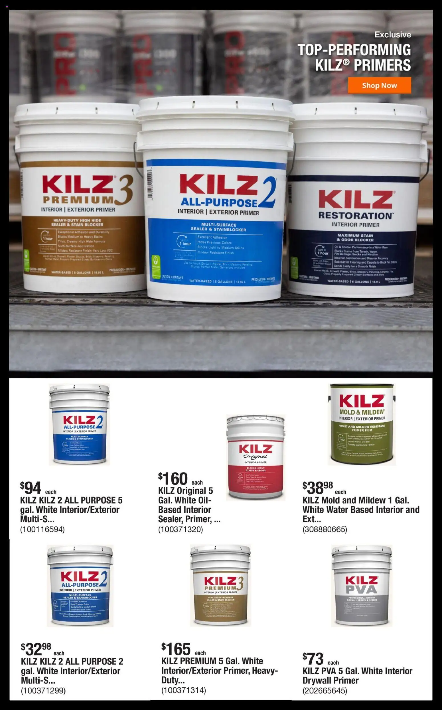 Home Depot Shop Pro Ad - NC - valid from 16.03.2026 | Page: 2 | Products: Oil, Water