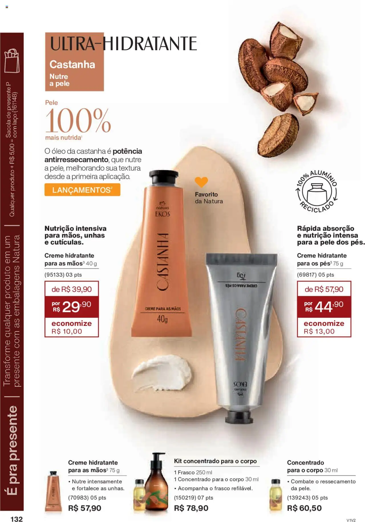 Natura Folheto - válido de 14.10.2025 | Página: 132 | Produtos: Óleo, Creme