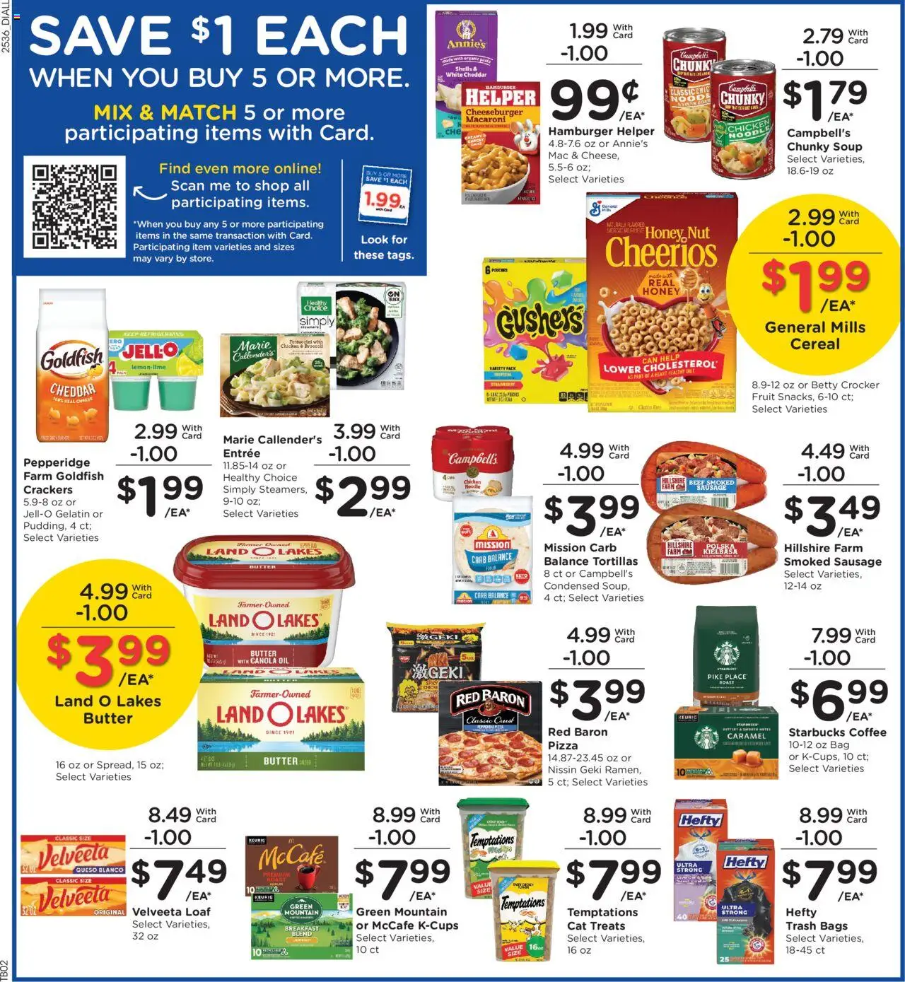 Dillons Weekly Ad - valid from 08.10.2025 | Page: 4 | Products: Butter, Cheese, Coffee, Pizza