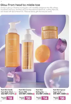 Preview of Nutrimetics Catalogue Holiday magic - valid from 12.10.2025 | Page: 8 | Products: Plant, Milk, Scrub, Sugar
