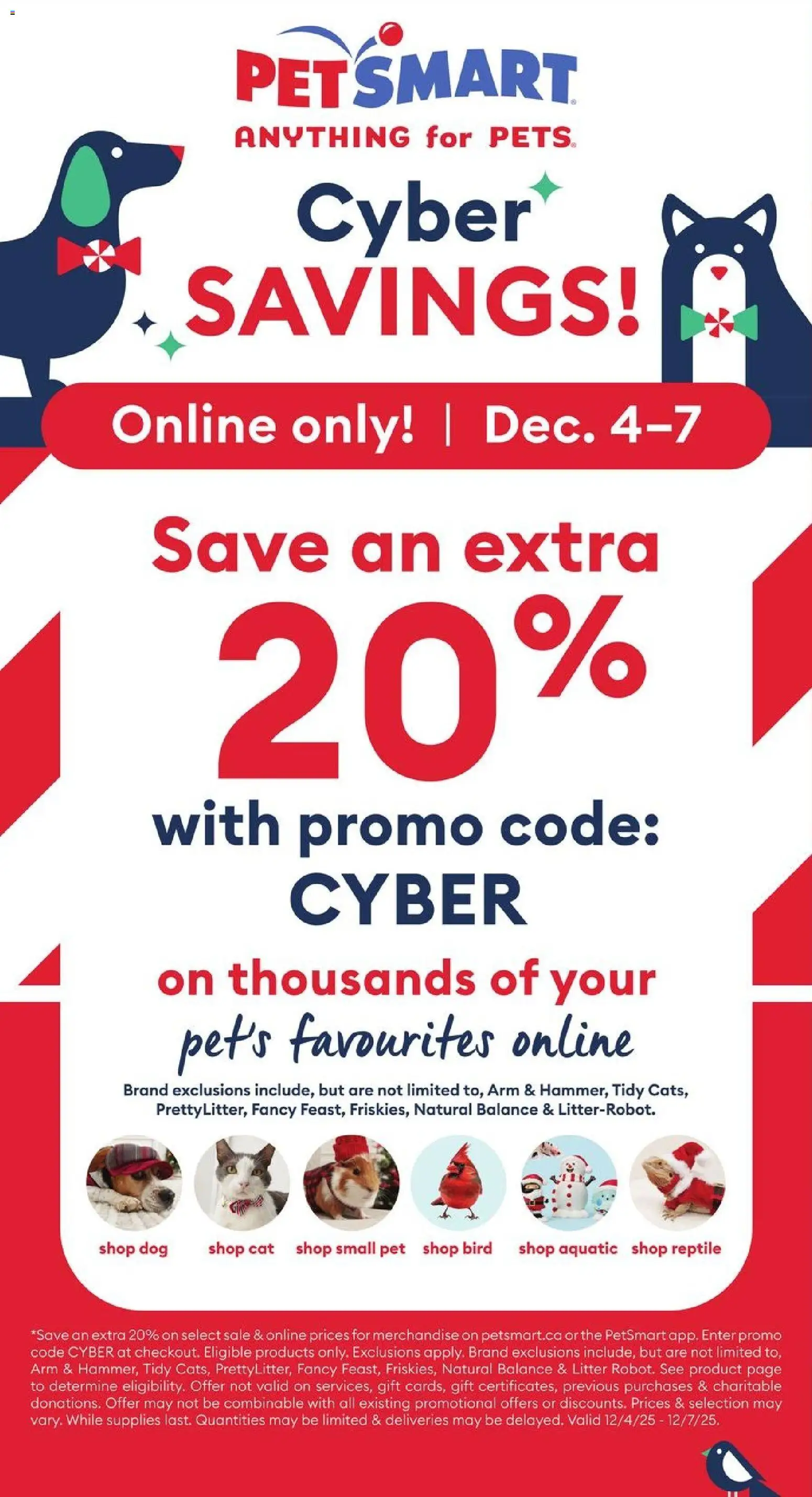 Petsmart flyer valid from 04.12.2025 | Page: 1