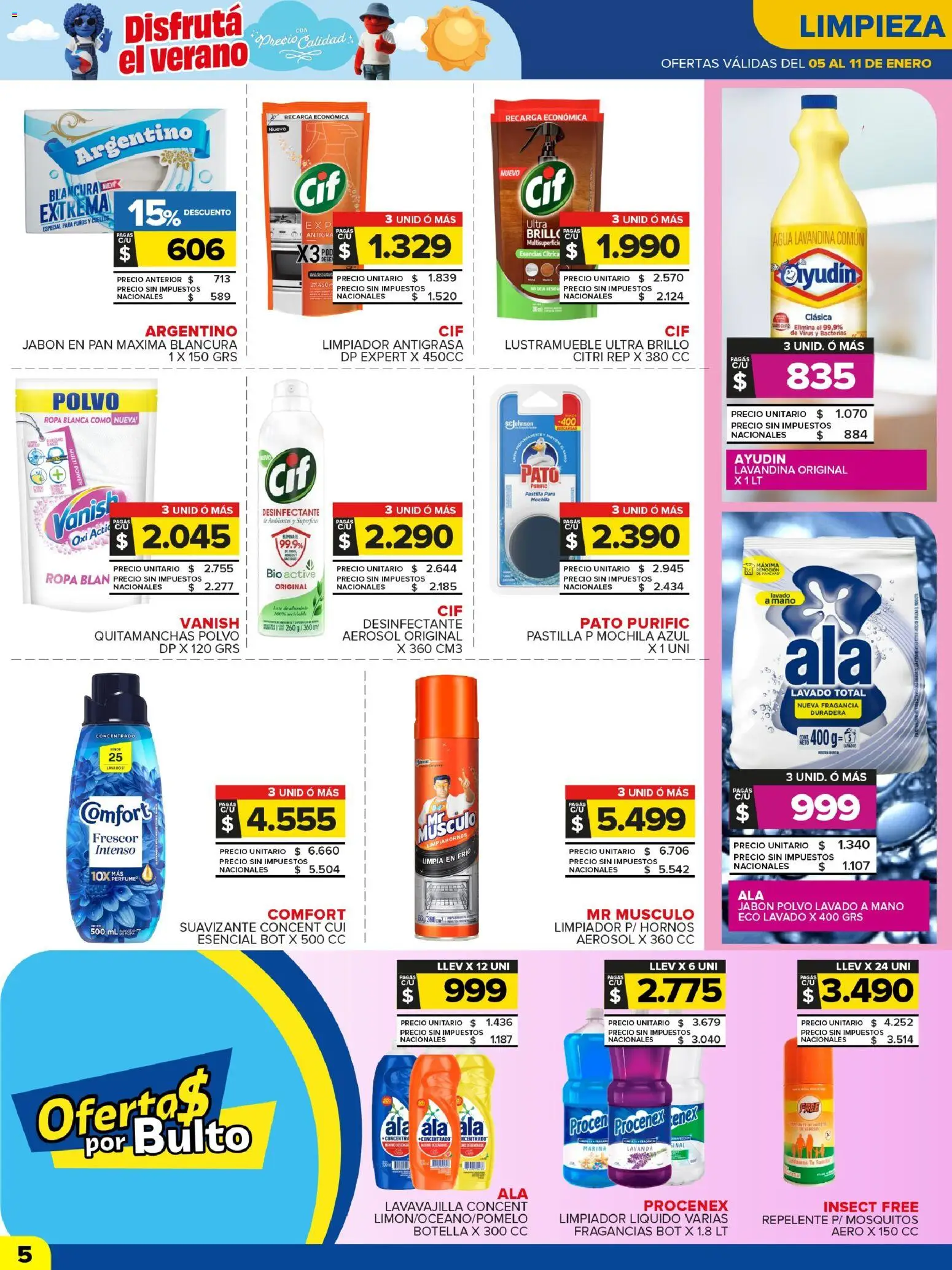 Carrefour Maxi catálogo │ válido desde el 05.01.2026 | Página: 6 | Productos: Fragancia, Brillo, Quitamanchas, Esencias
