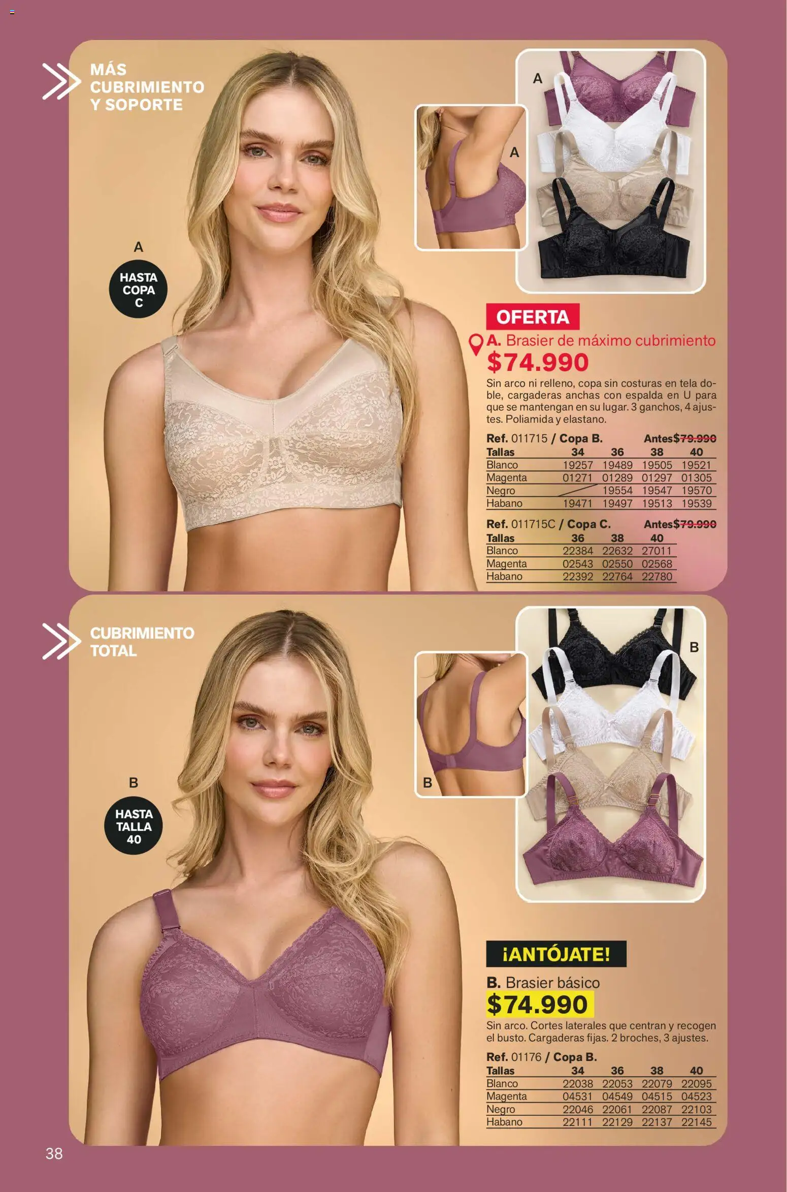 Leonisa revista - valida desde el 01.02.2026 | Página: 38 | Productos: Brasier