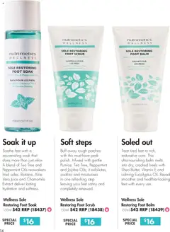 Preview of Nutrimetics Catalogue Step into Spring - valid from 26.09.2025 | Page: 14 | Products: Heels, Scrub, Juice, Vitamin