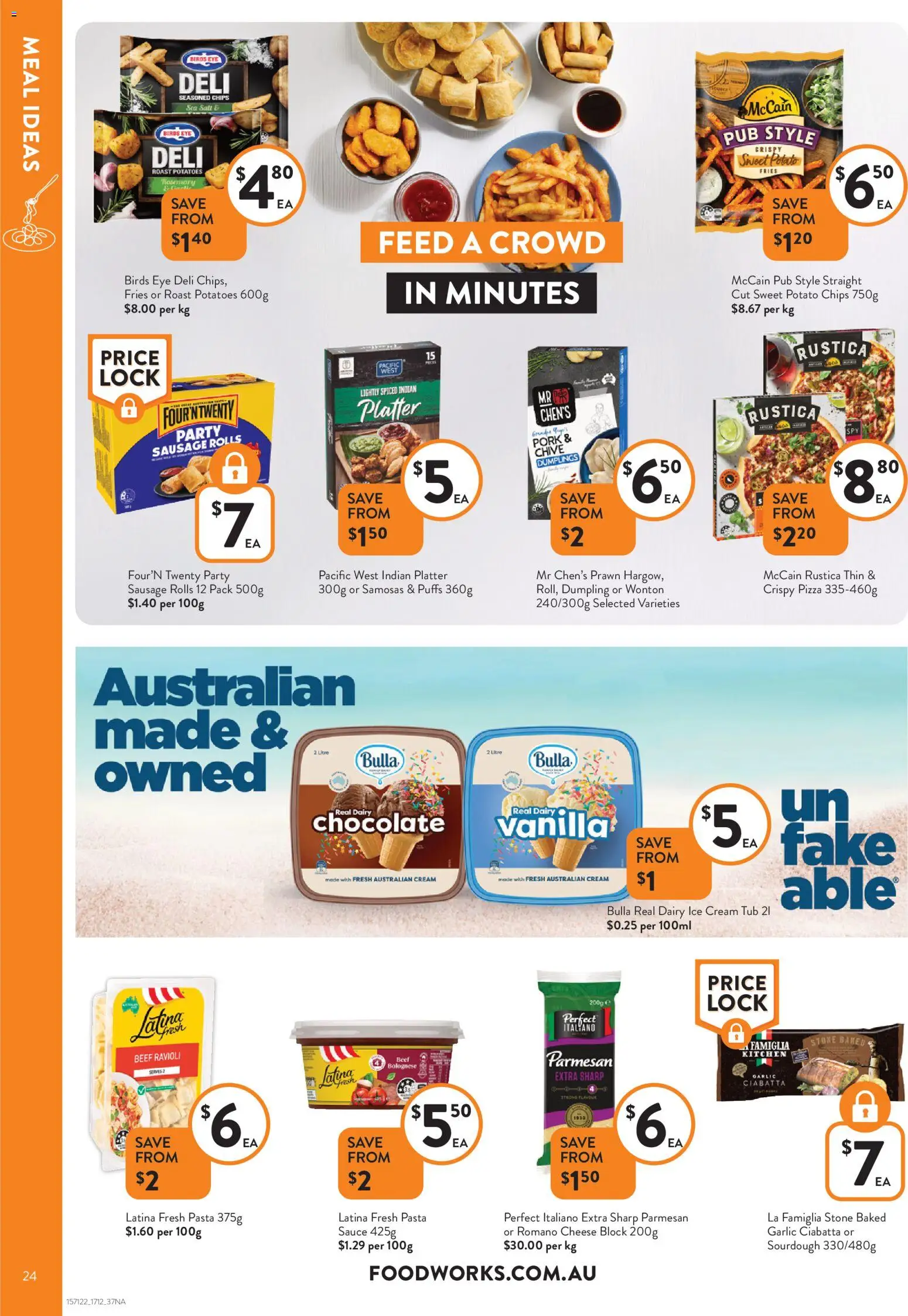 Foodworks catalogue - valid from 17.12.2025 | Page: 24 | Products: Beef, Chips, Ice cream, Sausage