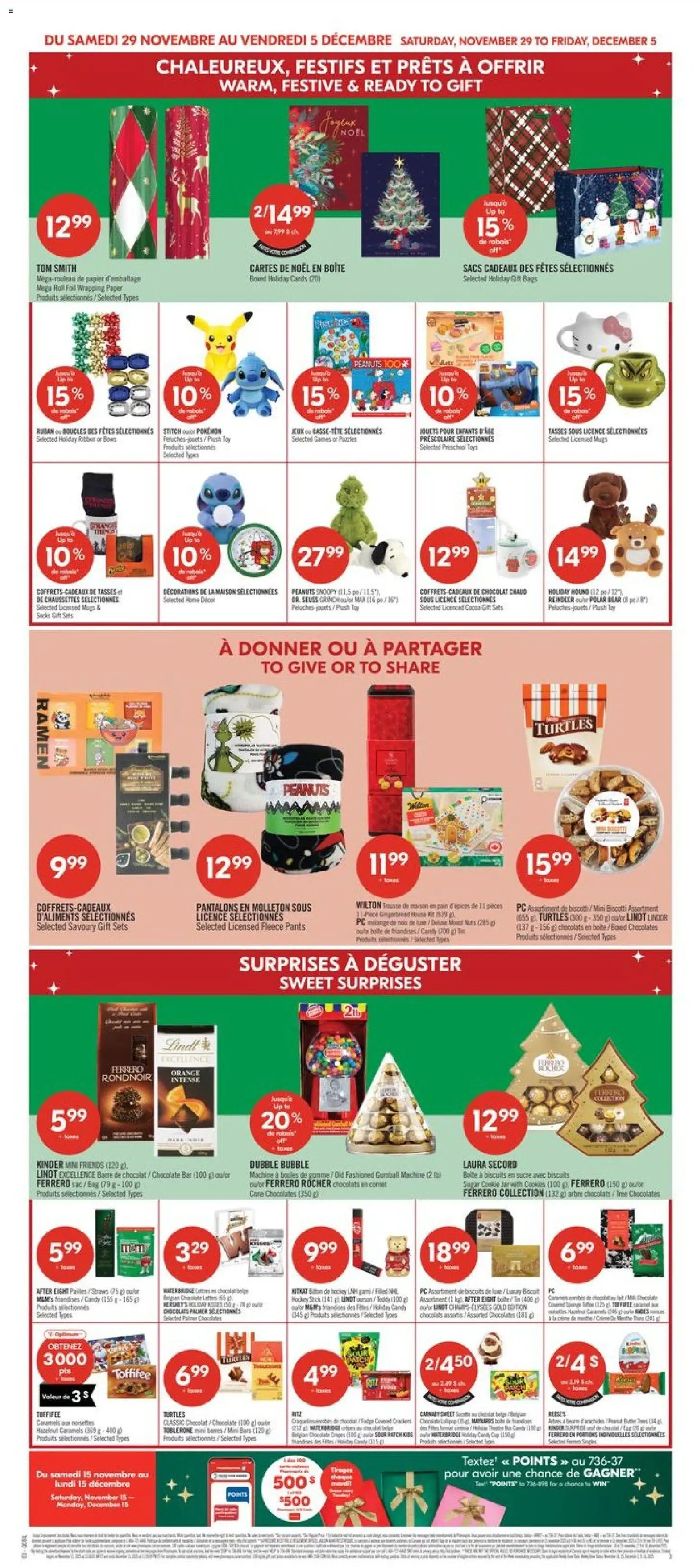 Pharmaprix flyer valid from 29.11.2025 | Page: 8 | Products: PC, Robot, Chocolate, Pants