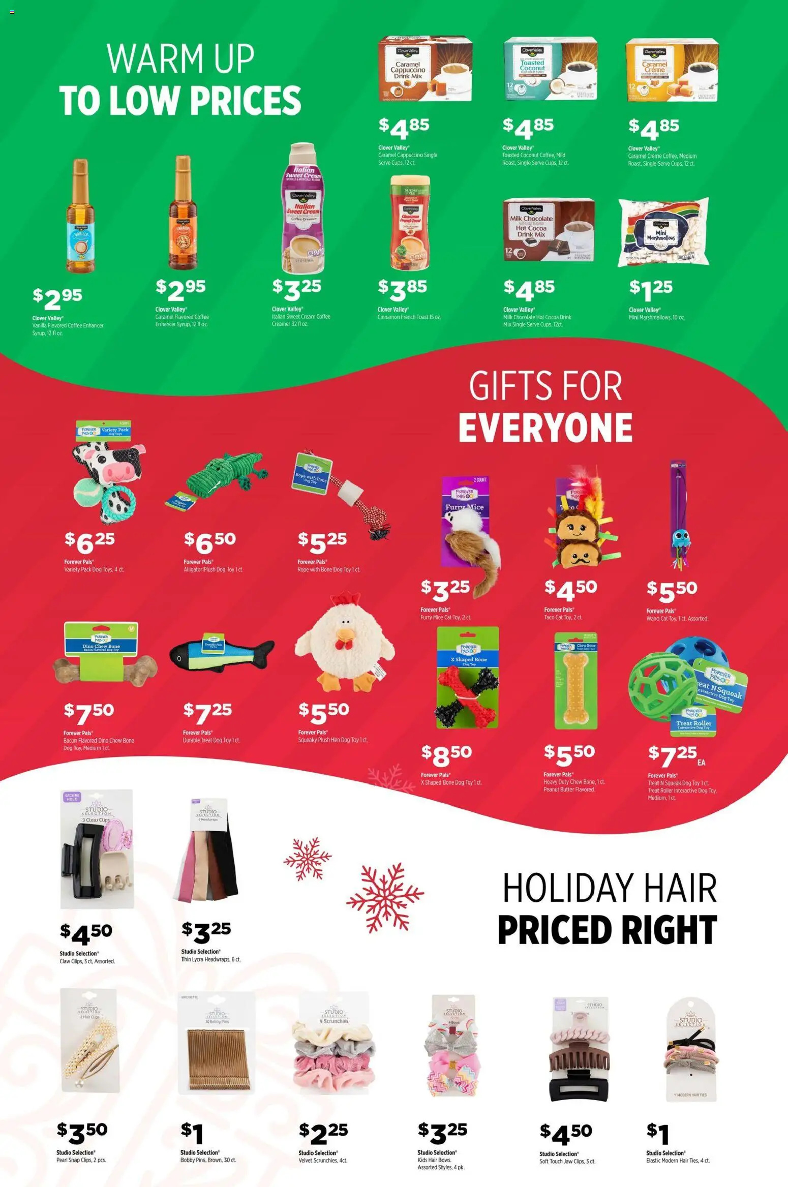 Dollar General Switch to Save with DG Brands - valid from 30.11.2025 | Page: 2 | Products: Milk, Butter, Coffee, Cream