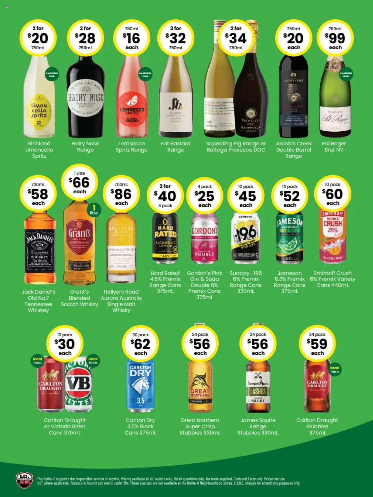 The Bottle-O catalogue - valid from 04.08.2025 | Page: 2 | Products: Vodka, Whiskey, Peach, Lime